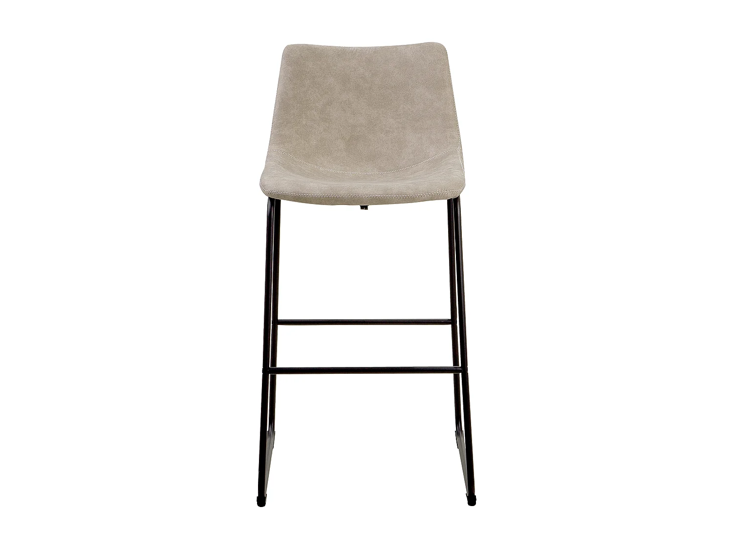 Lot de 2 chaises de bar FRANKS Beige