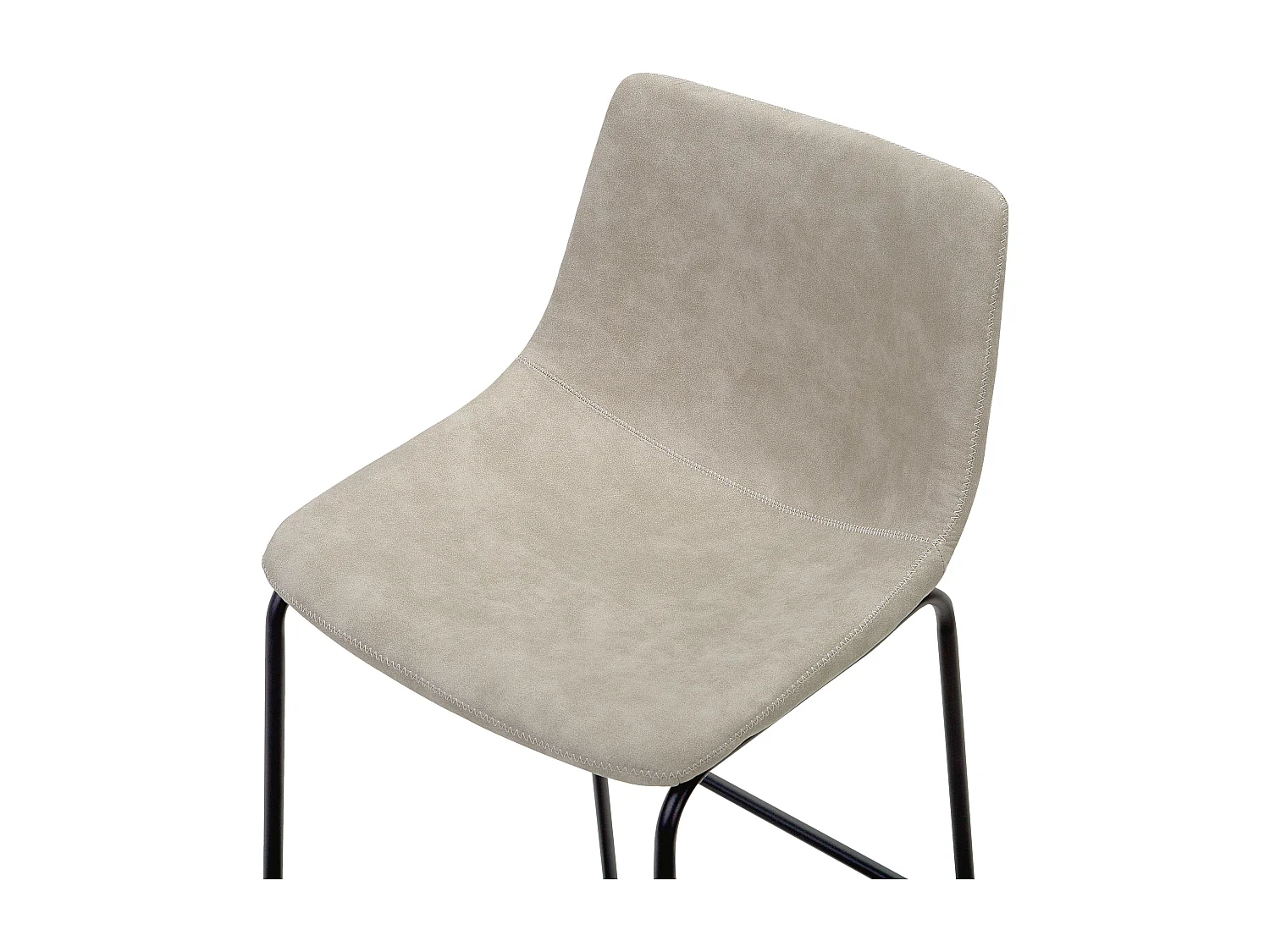 Lot de 2 chaises de bar FRANKS Beige