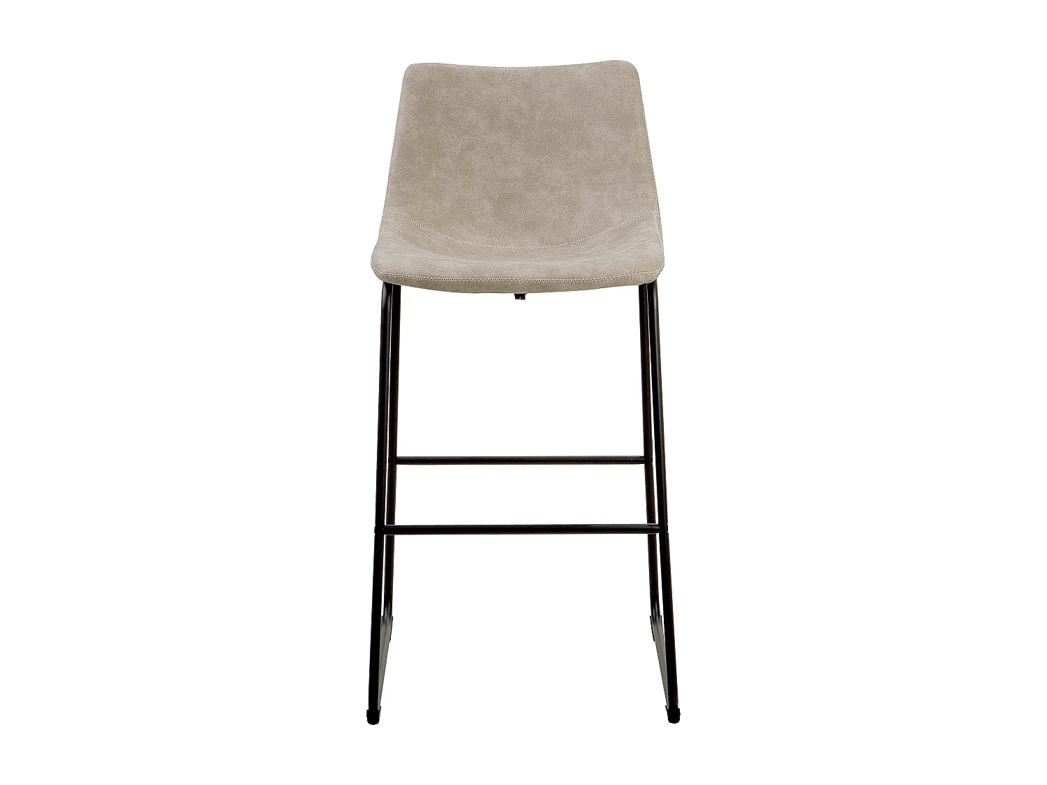 Lot de 2 chaises de bar FRANKS Beige