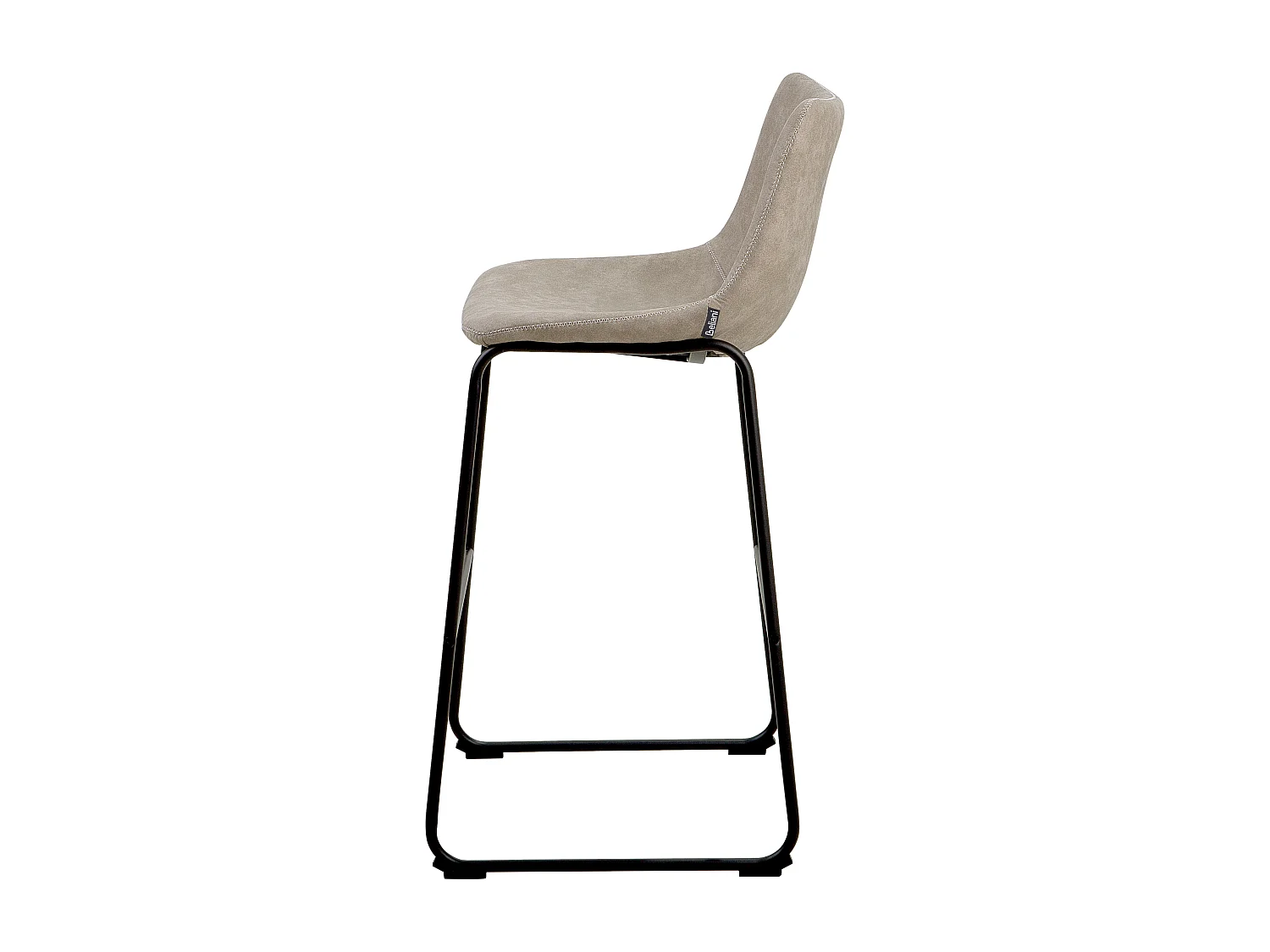 Lot de 2 chaises de bar FRANKS Beige