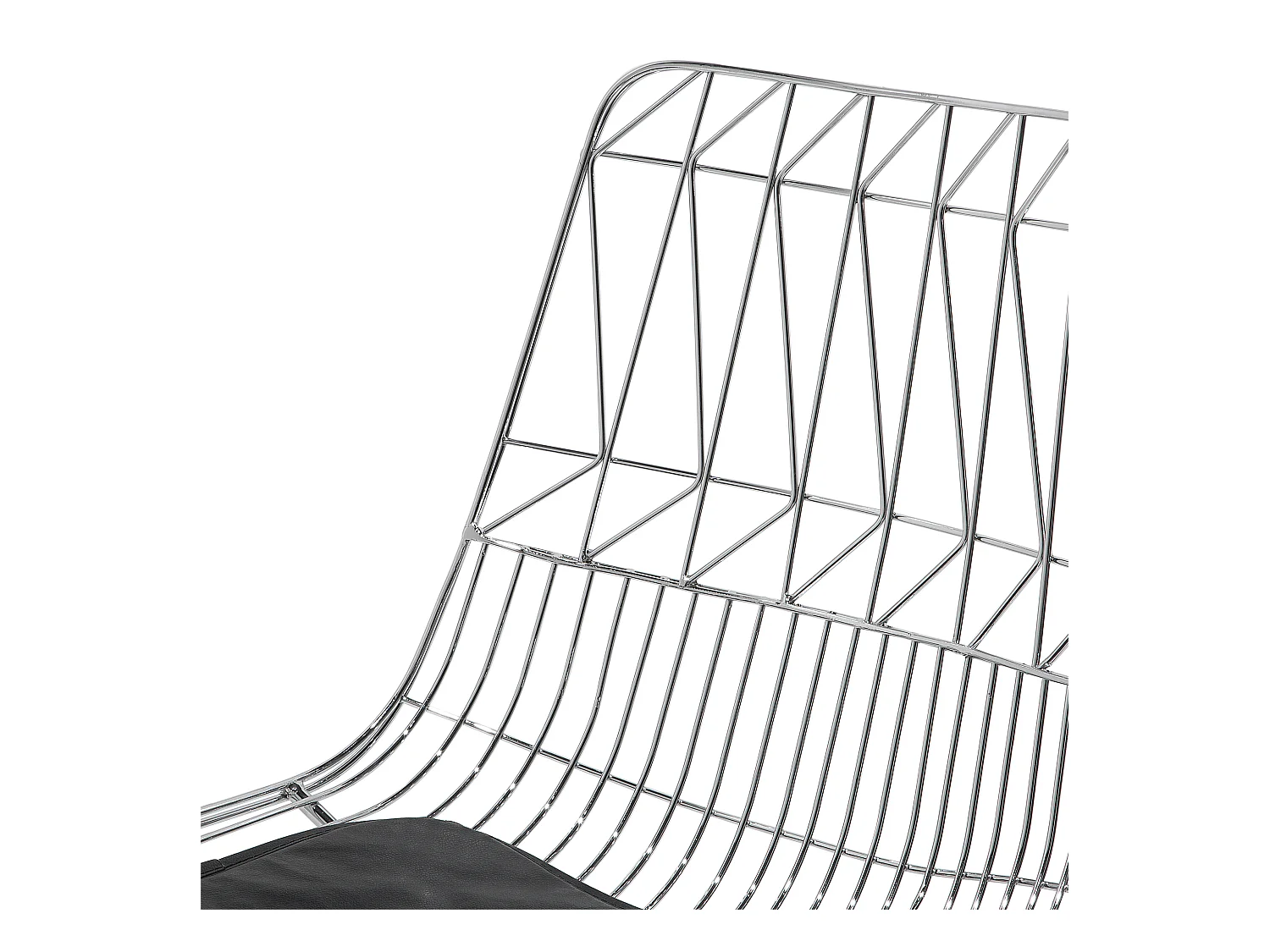 Set van 2 barstoelen PRESTON Metaal Zilver