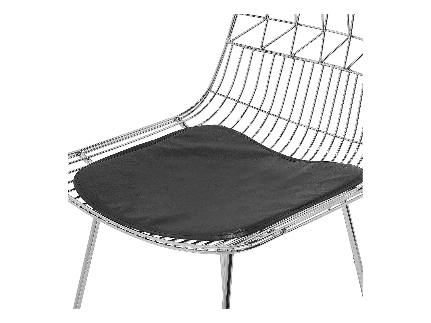 Set van 2 barstoelen PRESTON Metaal Zilver