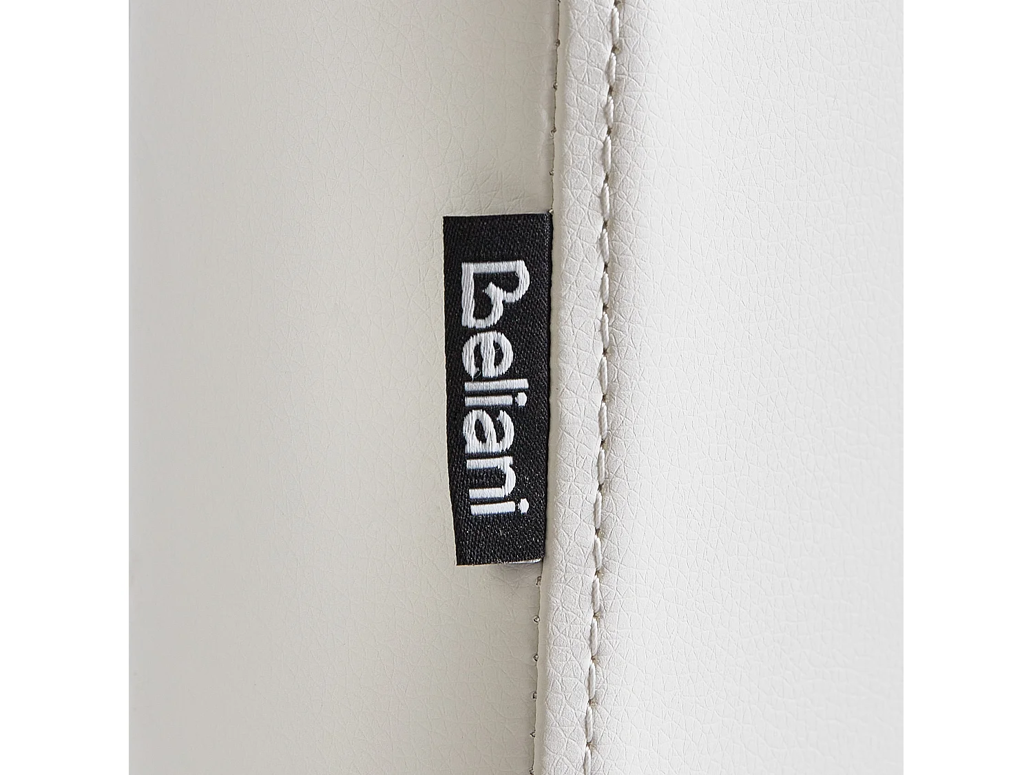 Set van 2 barstoelen MADISON Kunstleer Gebroken wit