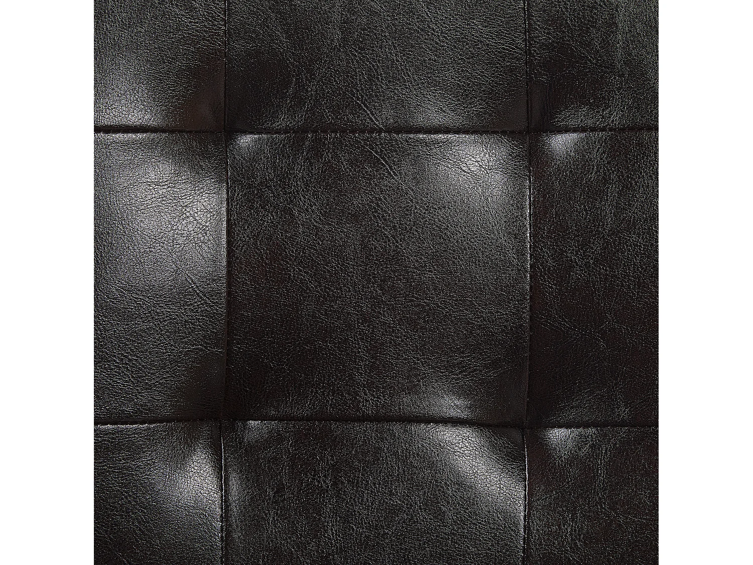 Chaise de bar MADISON Cuir PU Marron foncé