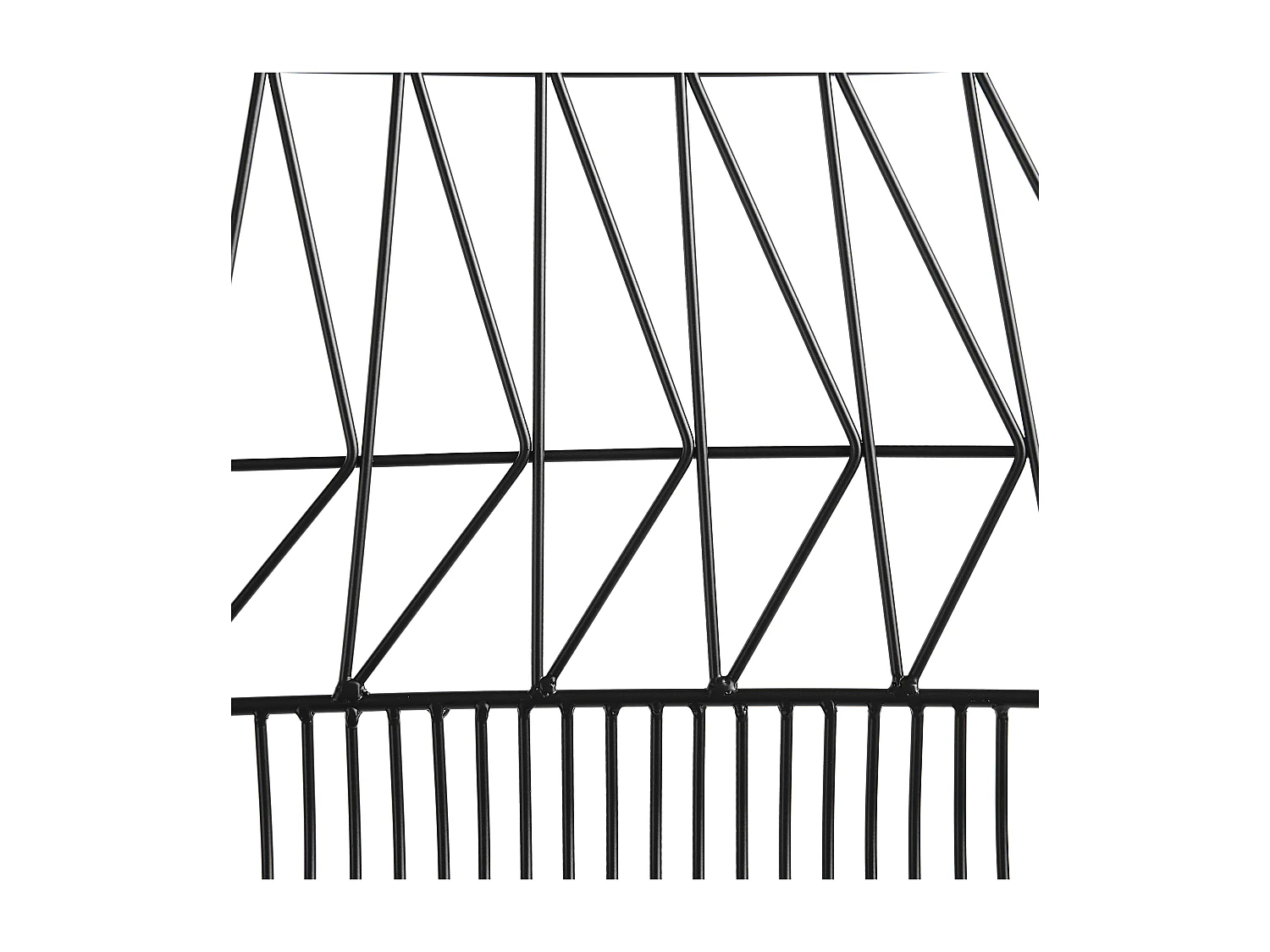 Conjunto de 2 bancos de bar PRESTON Metal Preto