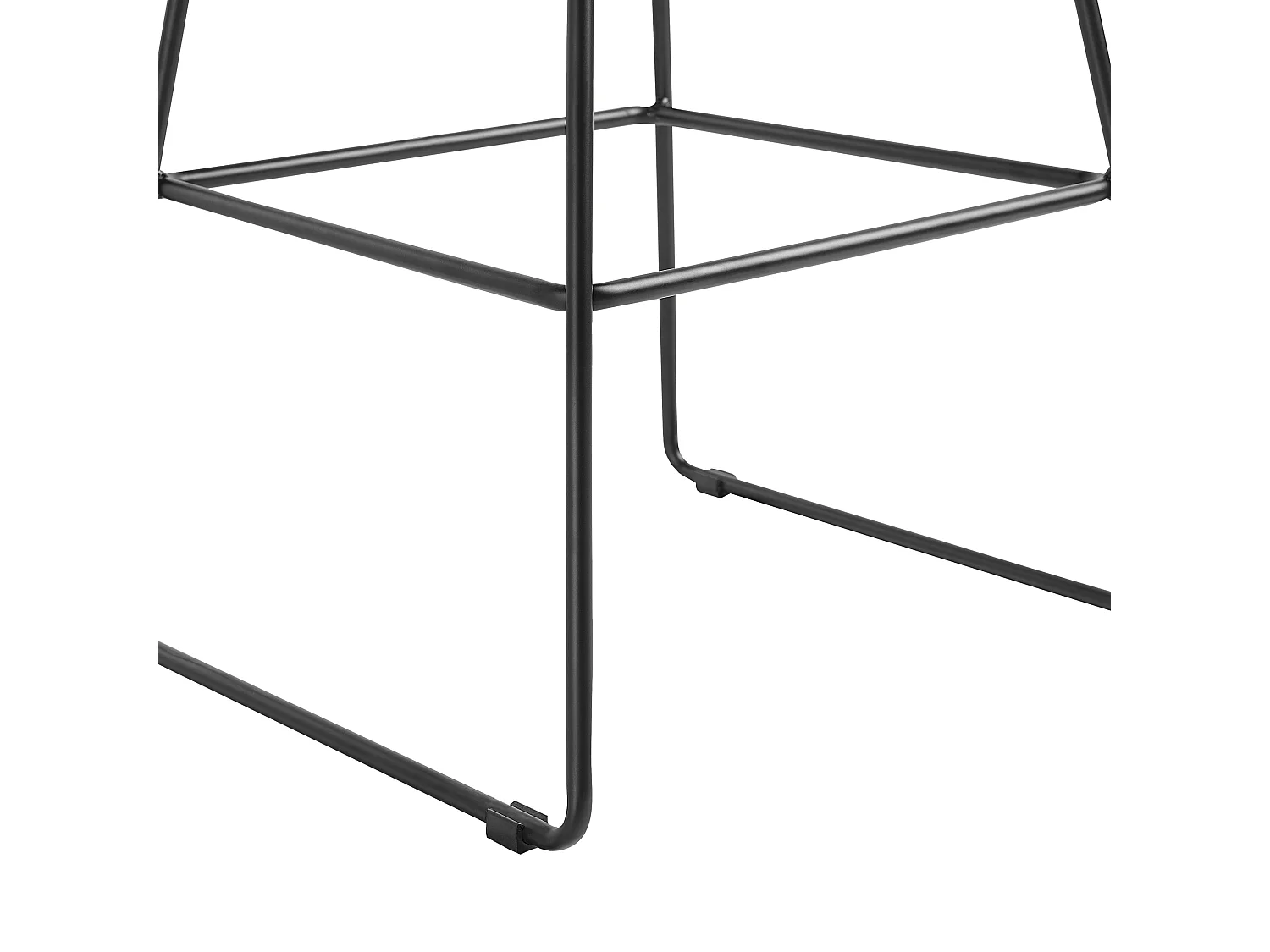 Set mit 2 Barstühlen PRESTON Metall Schwarz