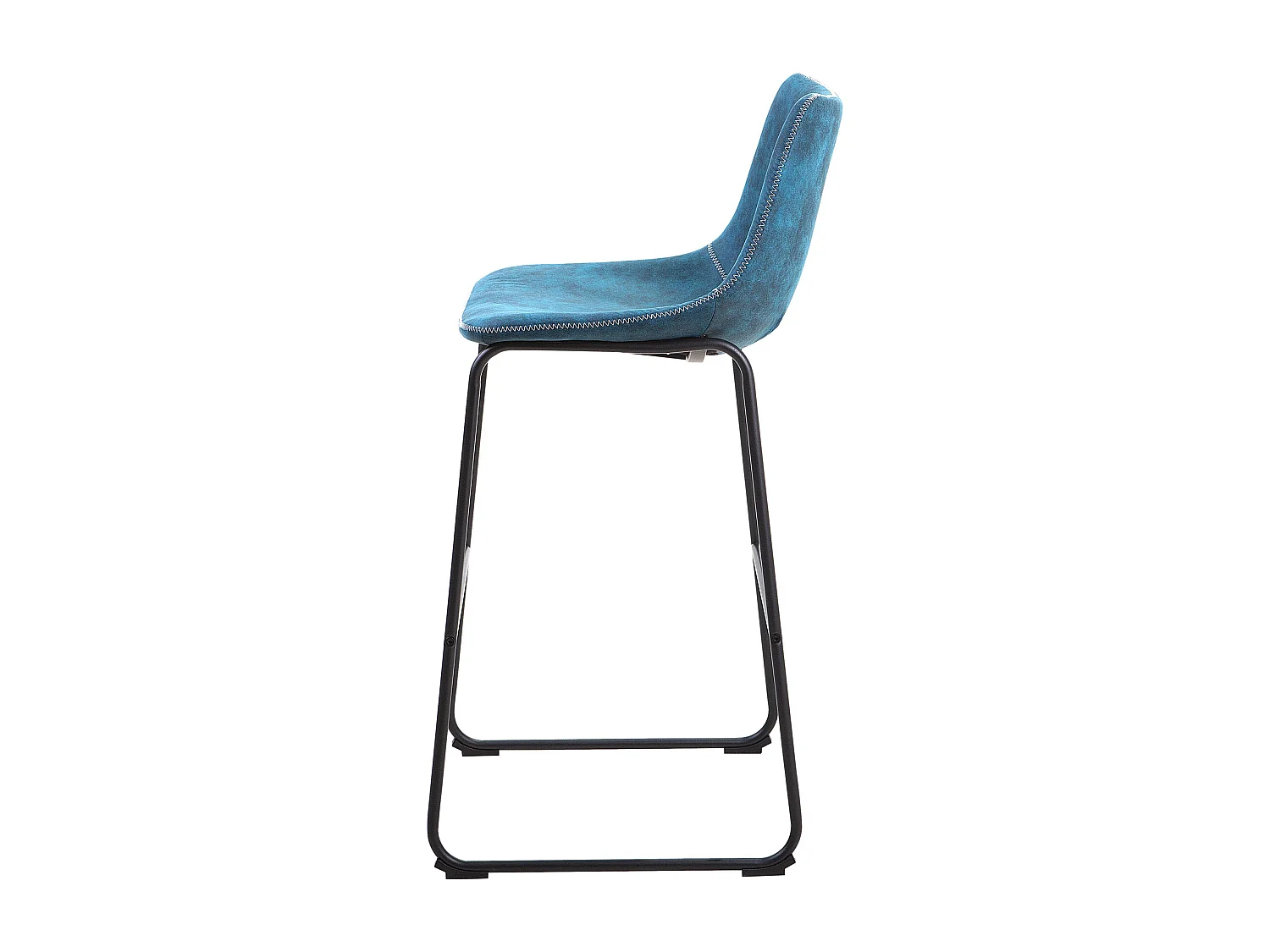 Lot de 2 chaises de bar FRANKS Bleu azur