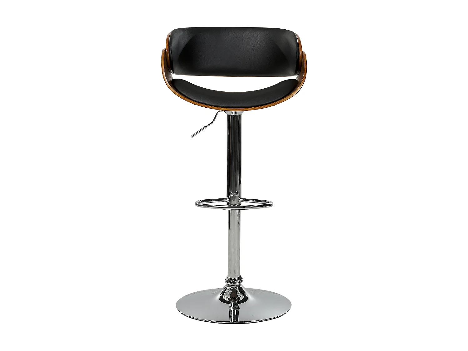 Barhocker BAKU Kunstleder Schwarz