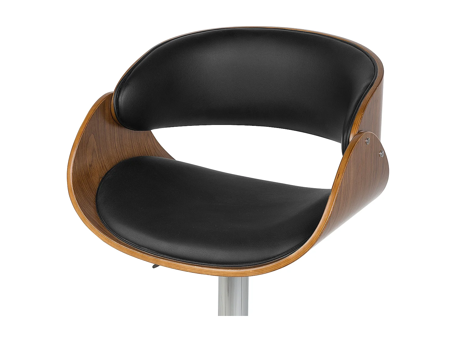 Barhocker BAKU Kunstleder Schwarz