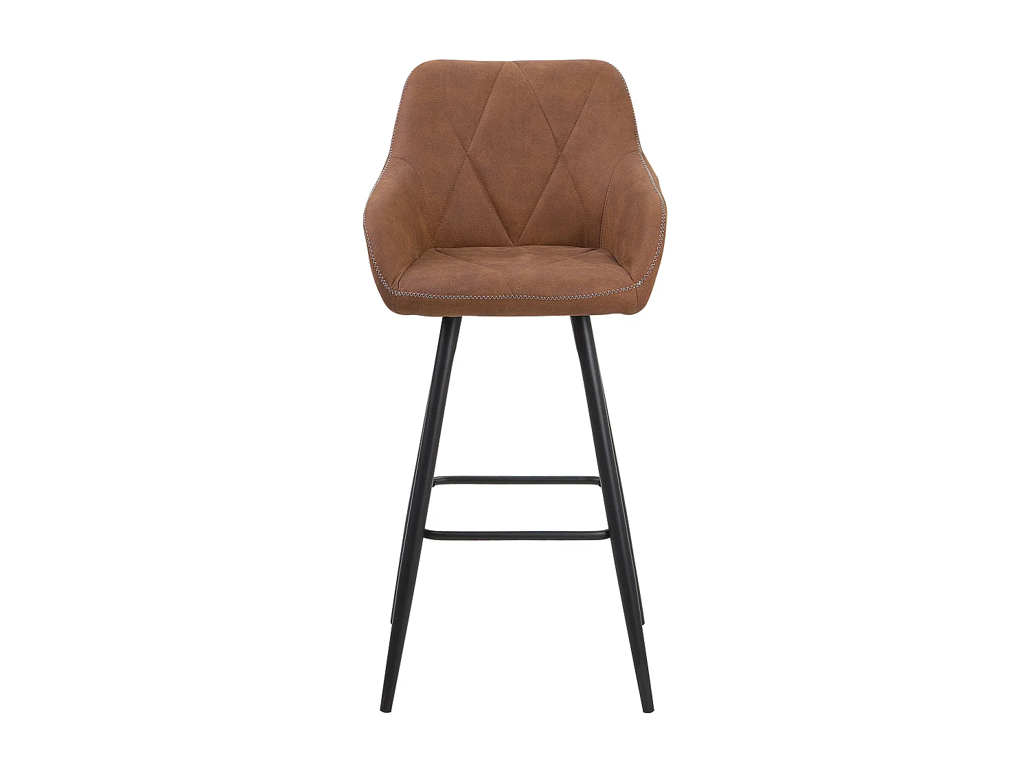 Set van 2 barstoelen DARIEN Goudbruin