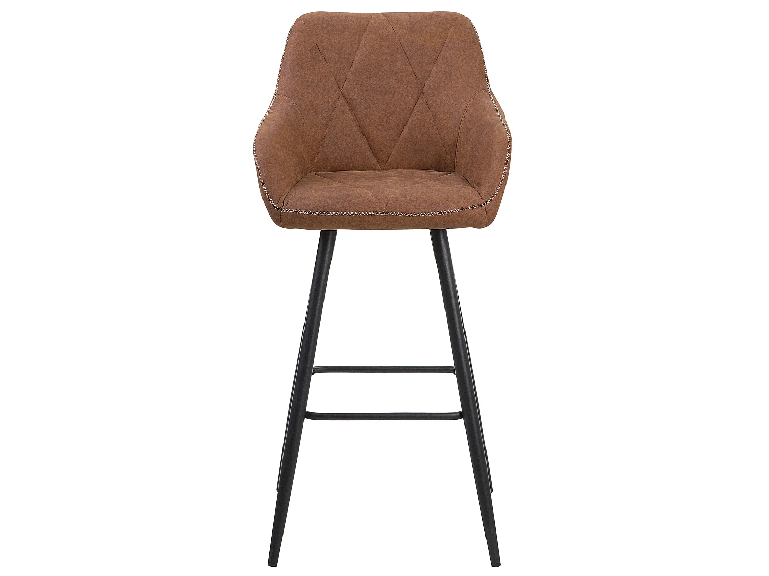 Lot de 2 chaises de bar DARIEN Marron doré