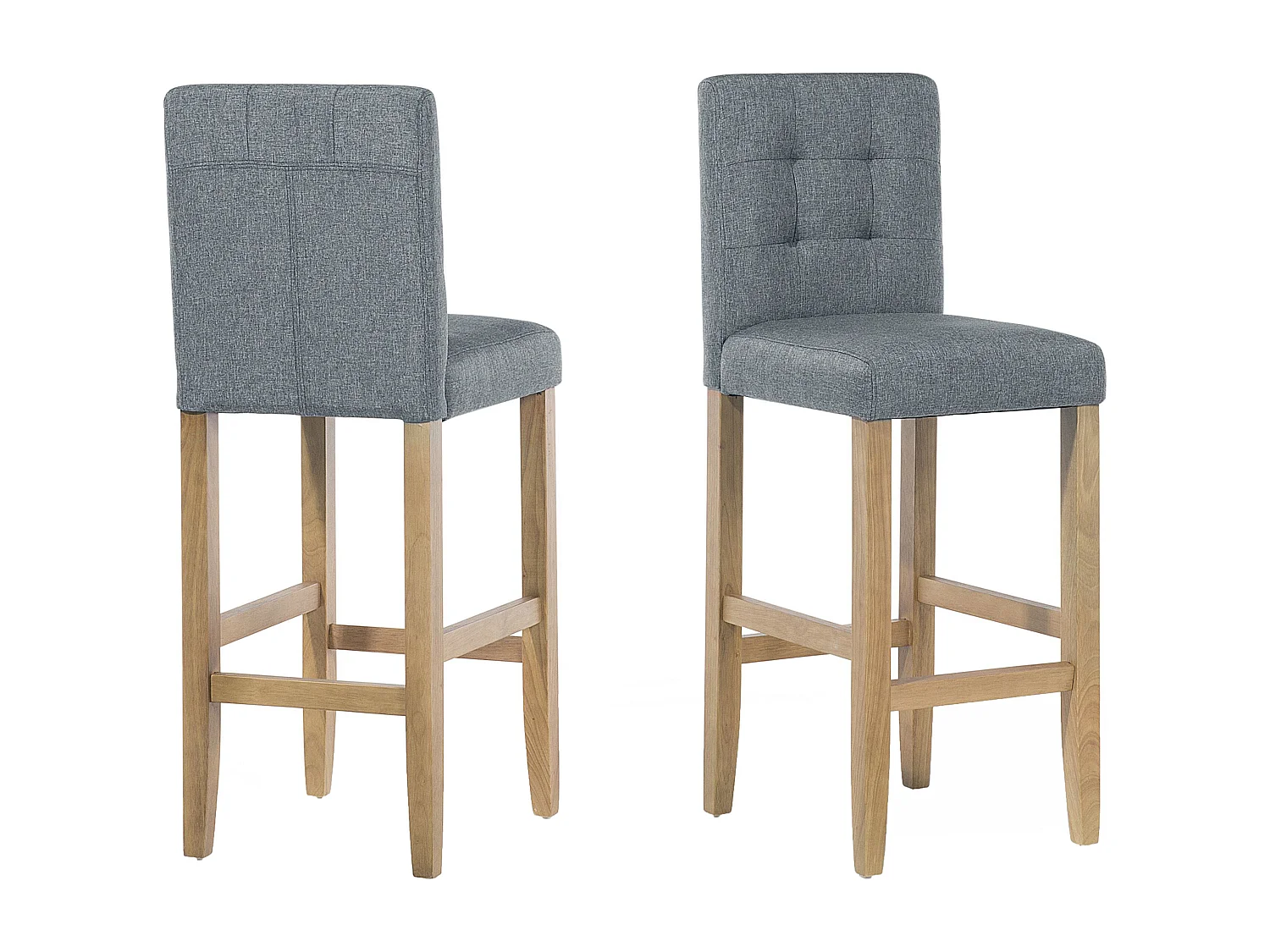 Chaise de bar MADISON Gris