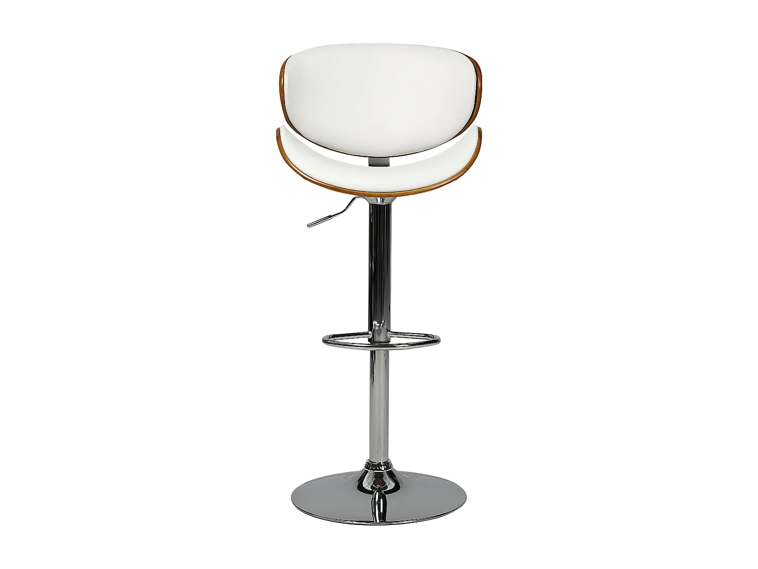 Tabouret de bar ROTTERDAM Cuir PU Blanc