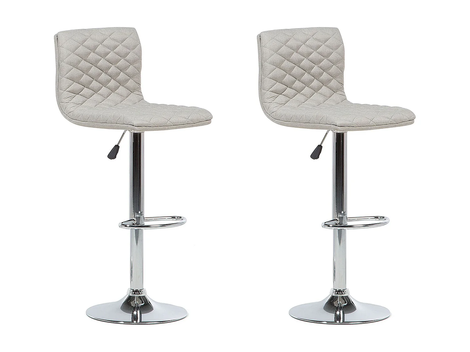 Tabouret rotatif Set de 2 Beige clair ORLANDO