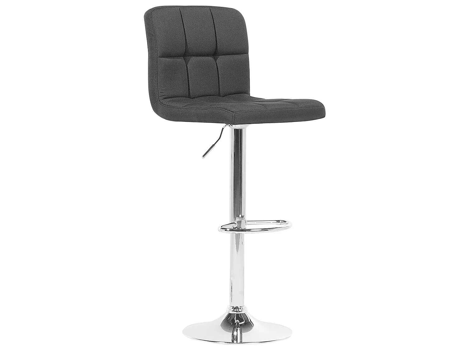 Set van 2 barstoelen MARION Draaibaar Zwart