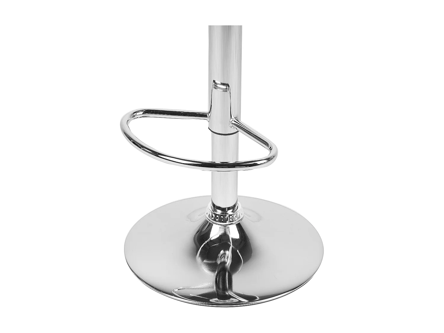 Set van 2 barstoelen CONWAY Kunstleer Draaibaar Wit