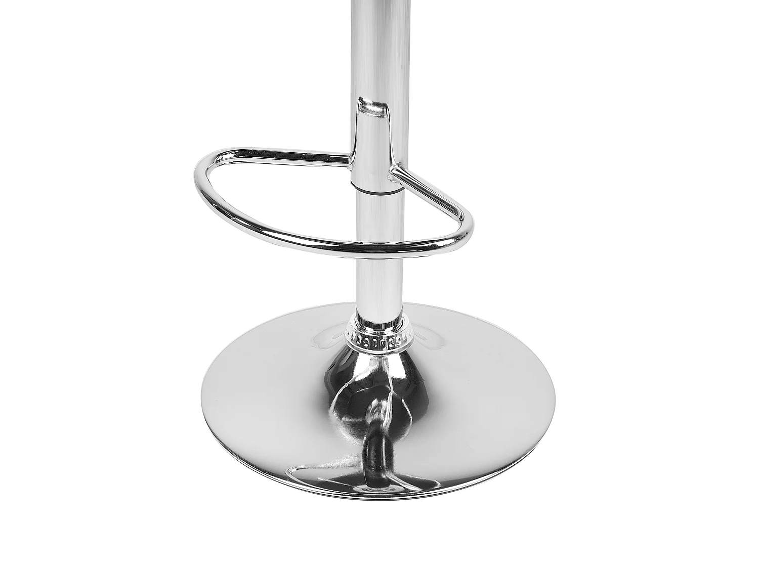 Set mit 2 Barstühlen CONWAY Kunstleder drehbar Weiss
