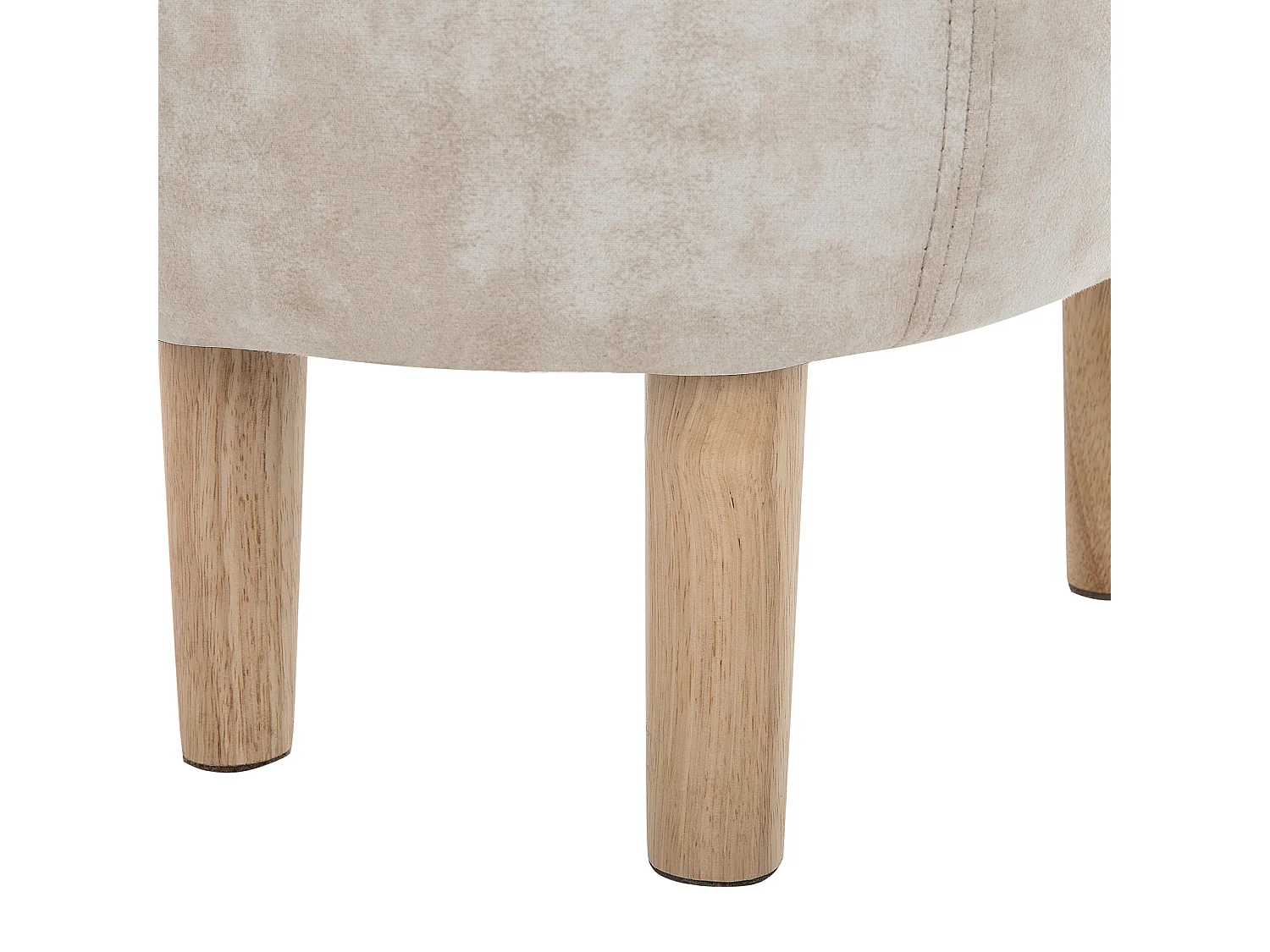 Tierhocker mit Stauraum REINDEER Stoff Beige