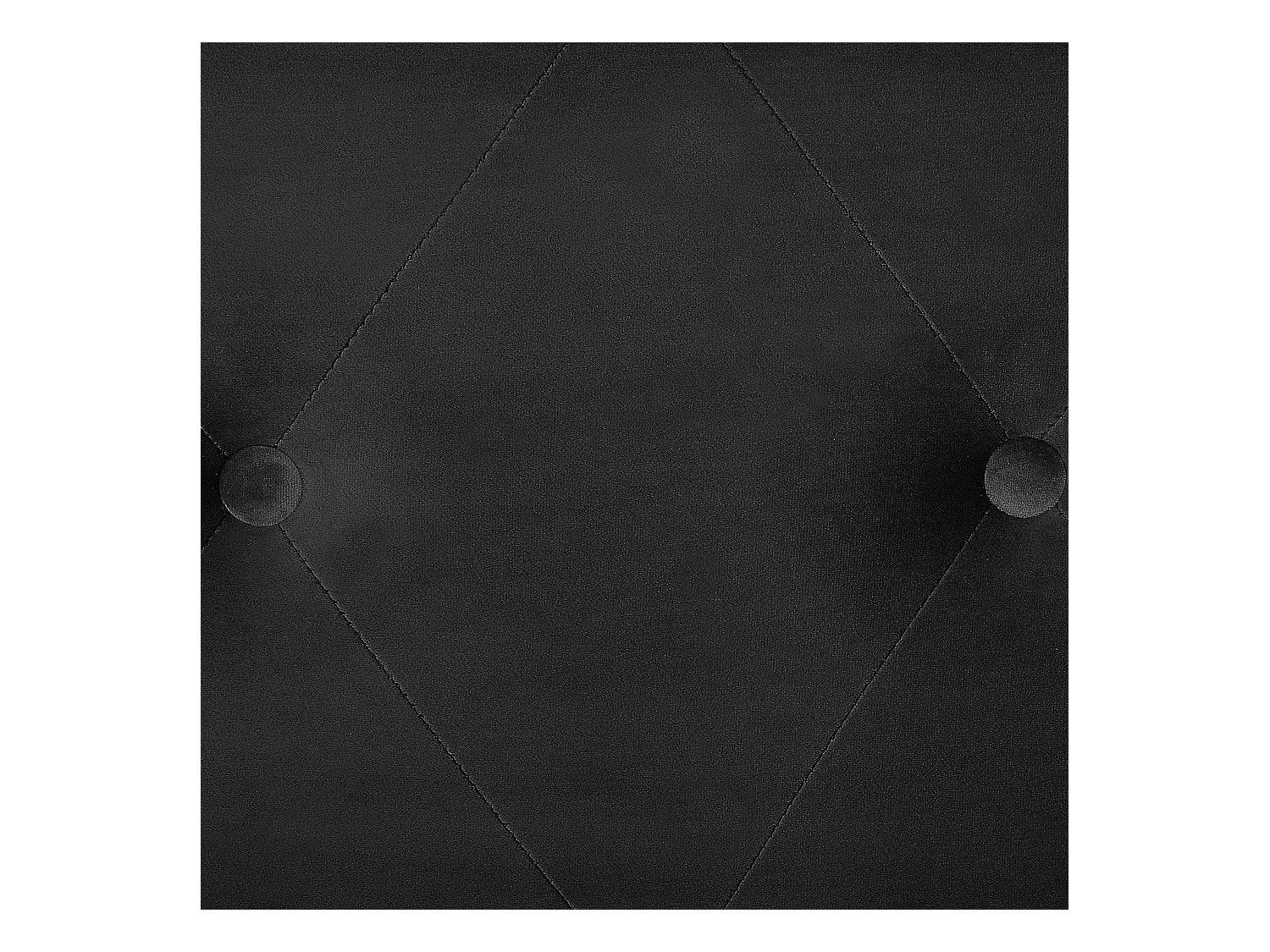 Hocker met opbergruimte MALLARD Fluweel Zwart