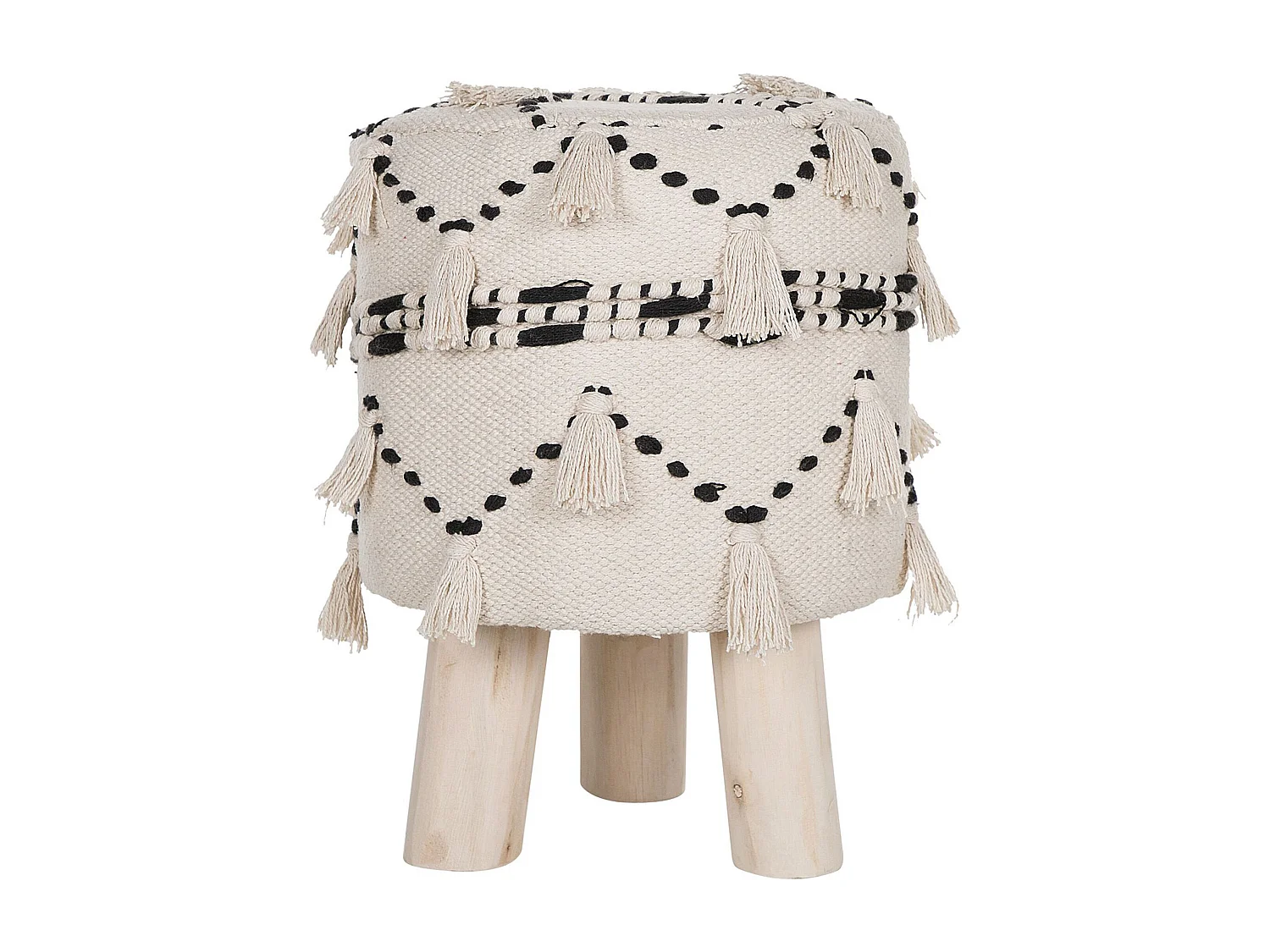 Repose-pied THONDI Coton Beige