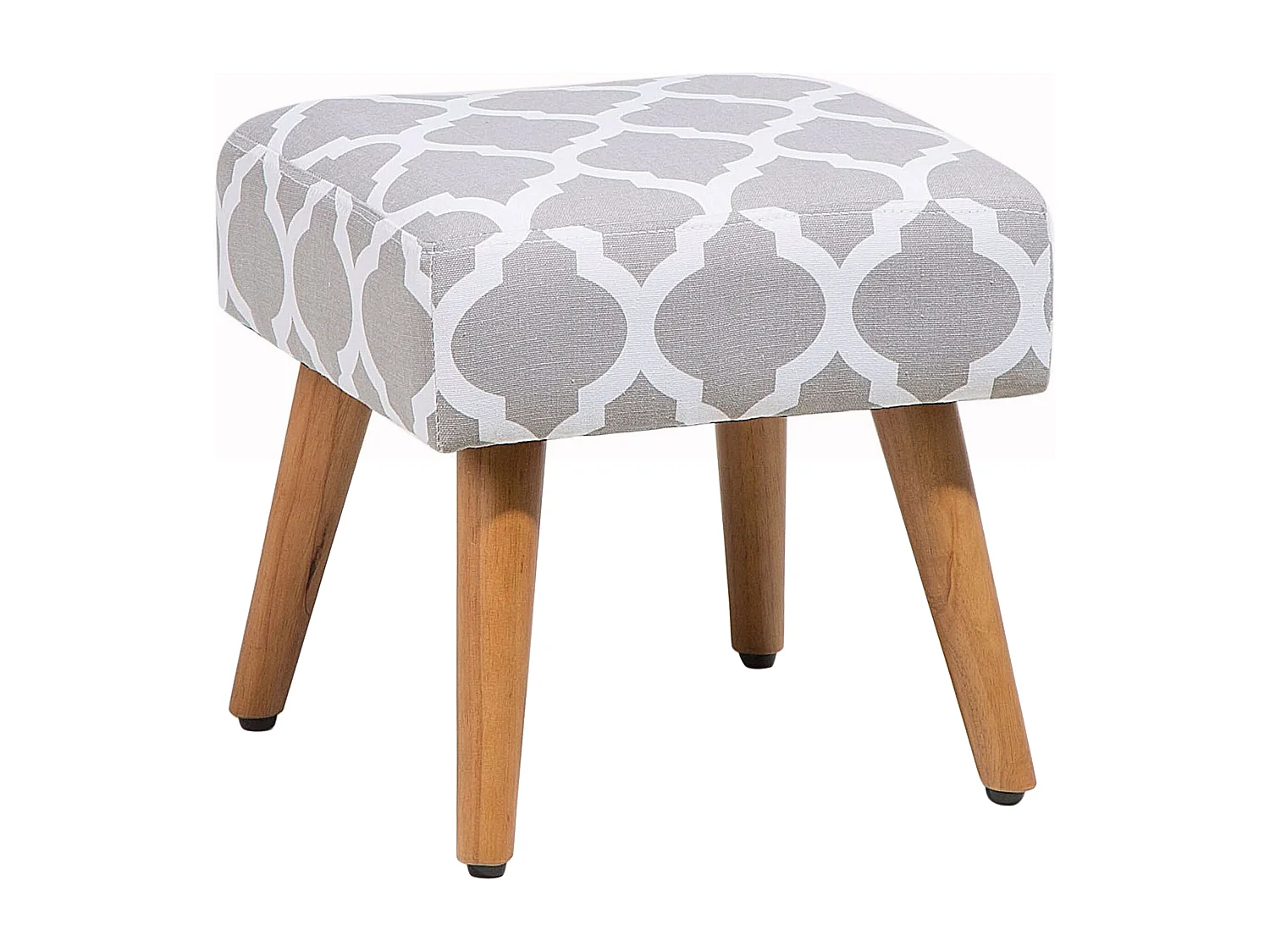 Repose-pied OSAGE Coton Gris clair