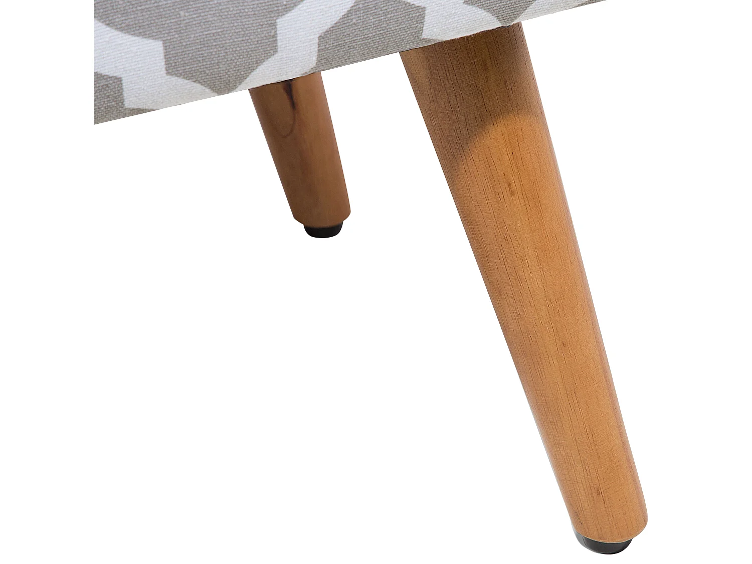 Repose-pied OSAGE Coton Gris clair