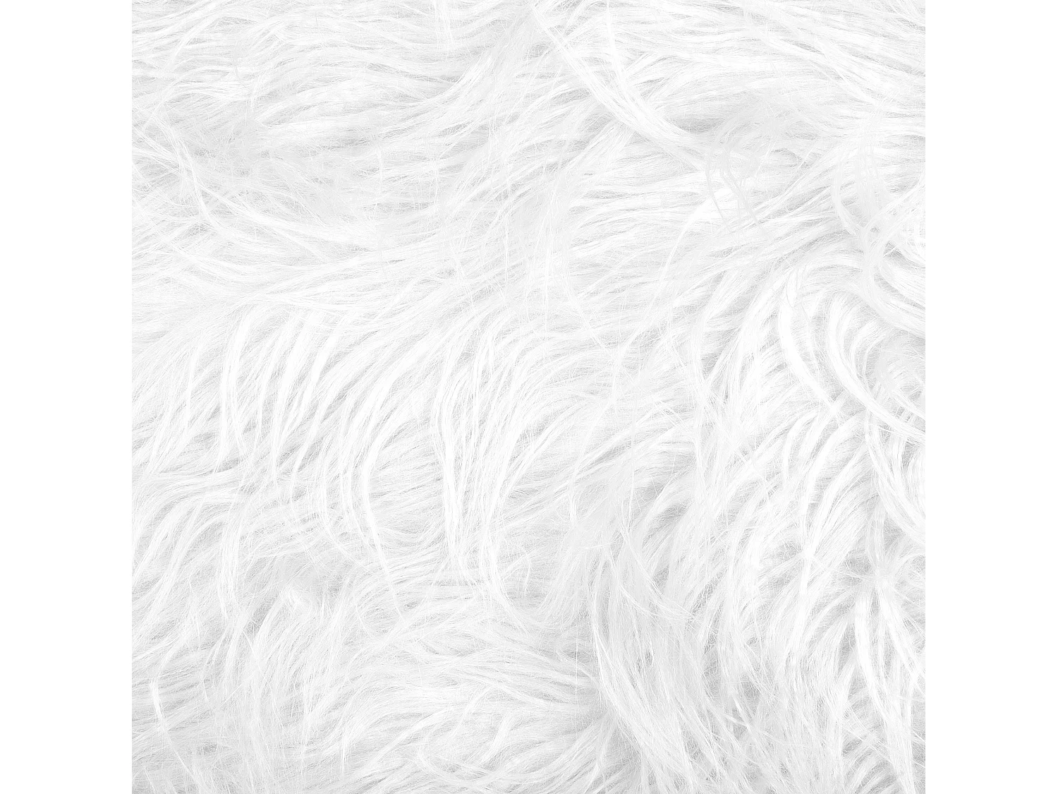 Repose-pied MANHATTAN Fourrure synthétique Blanc