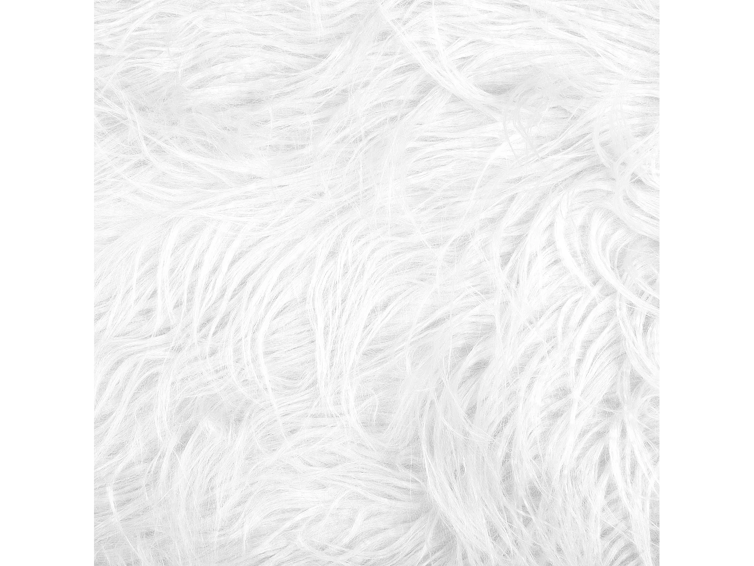 Repose-pied MANHATTAN Fourrure synthétique Blanc