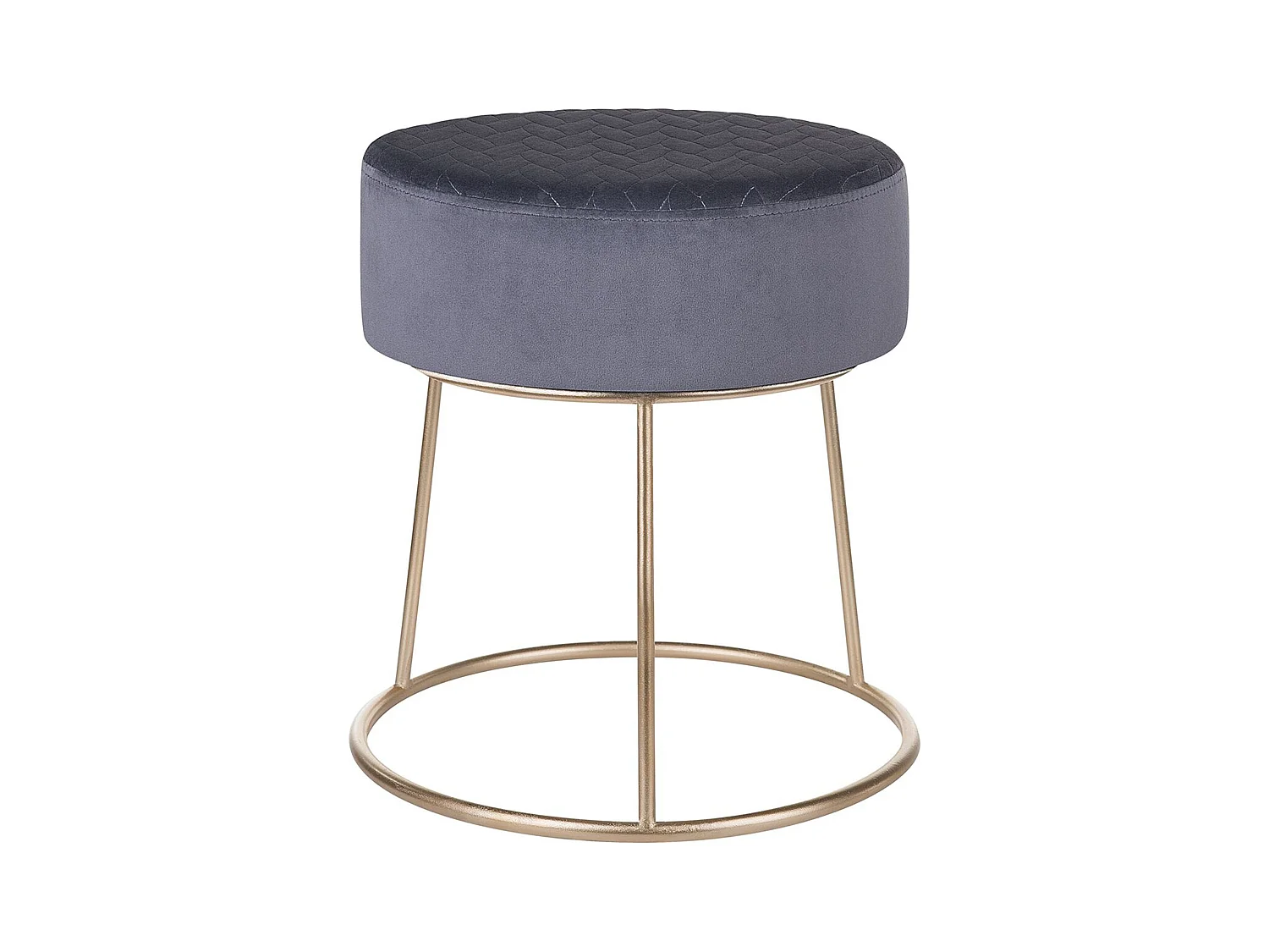 Repose-pied DELCO Velours Gris
