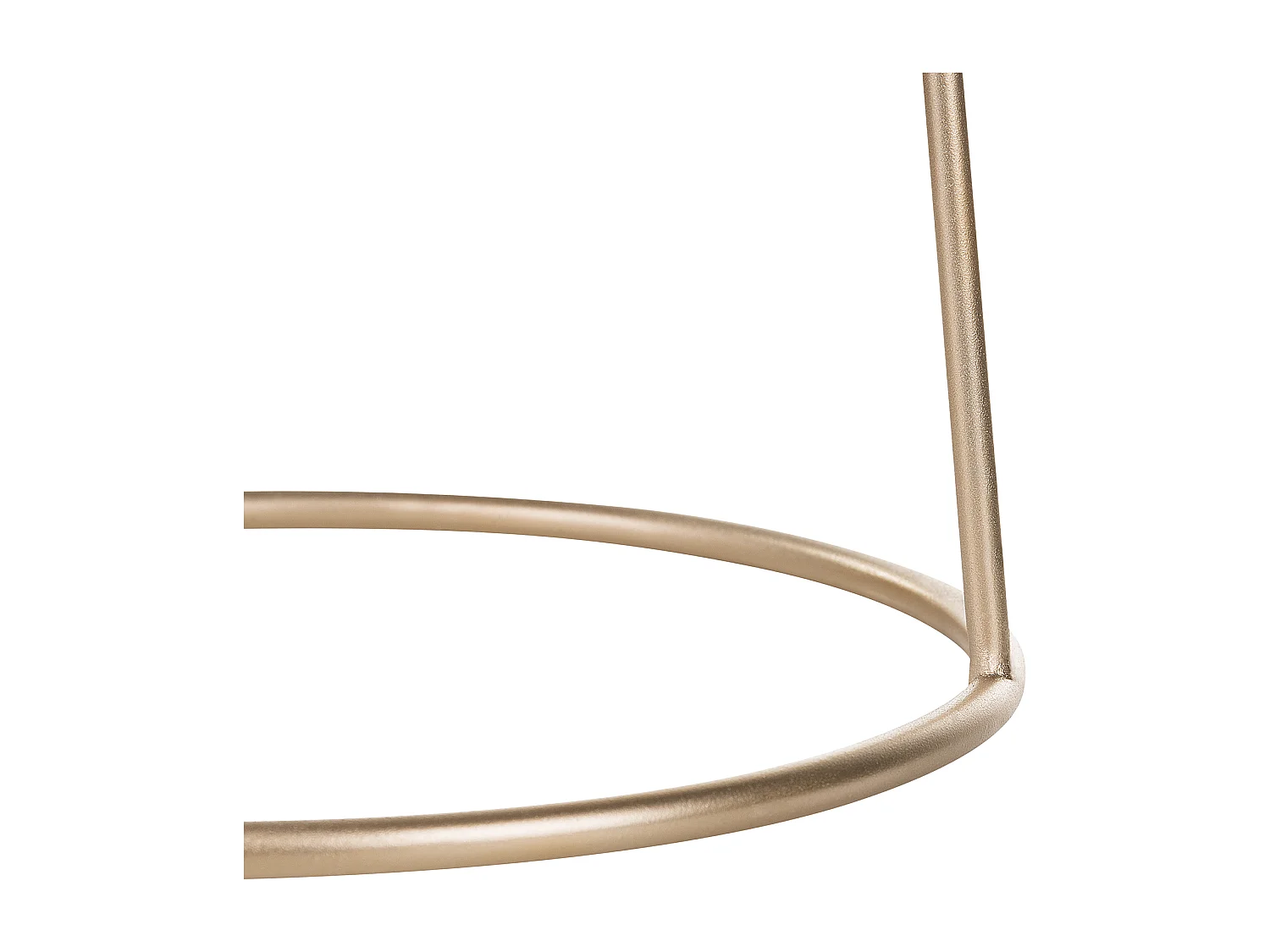 Hocker Samtstoff dunkelgrau / gold rund ⌀ 35 cm DELCO