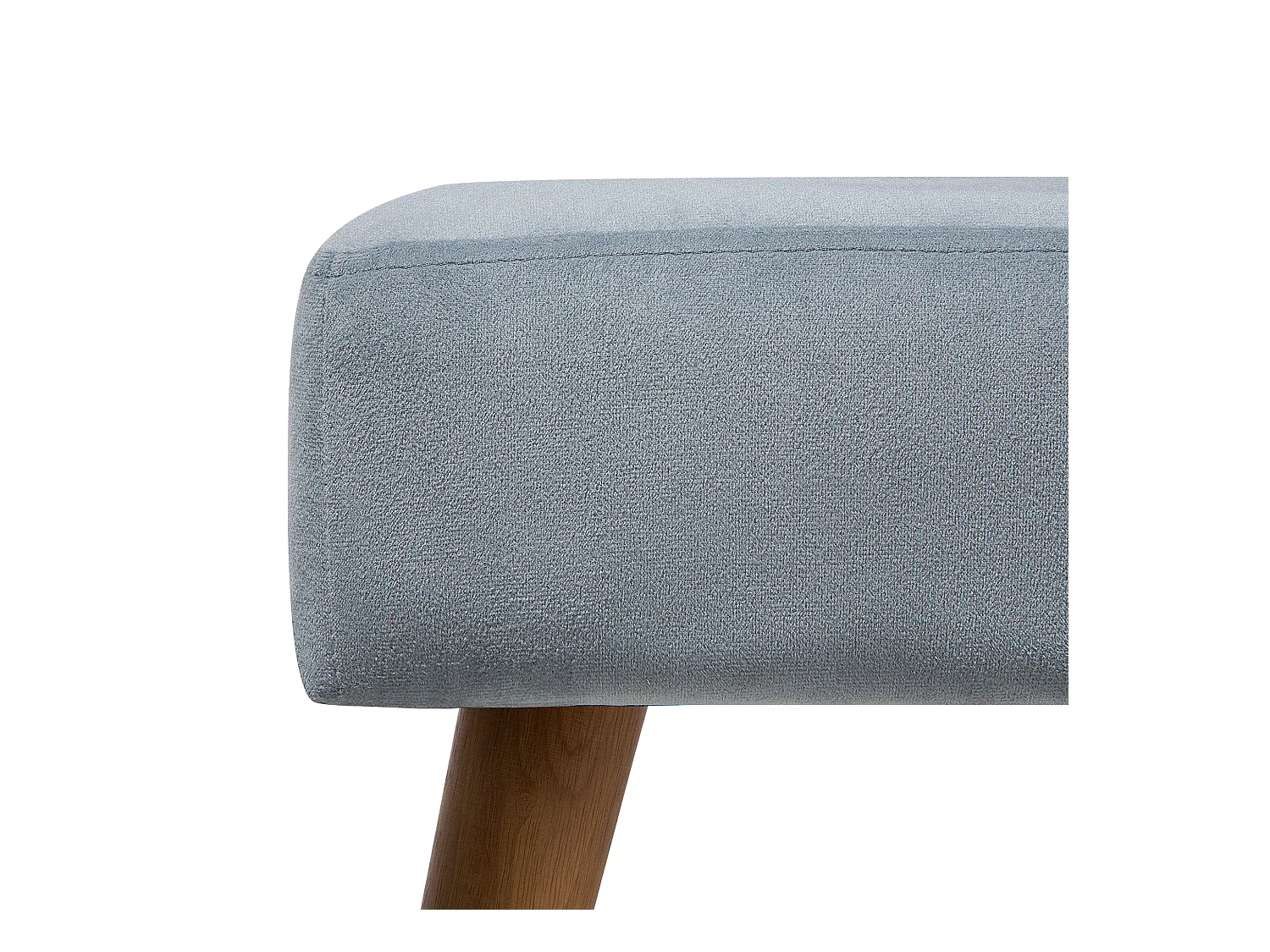 Hocker TAKOMA Fluweel Grijs