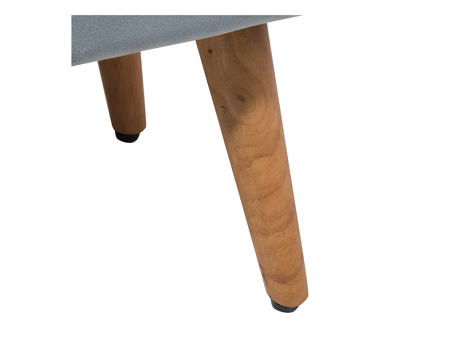 Hocker TAKOMA Fluweel Grijs