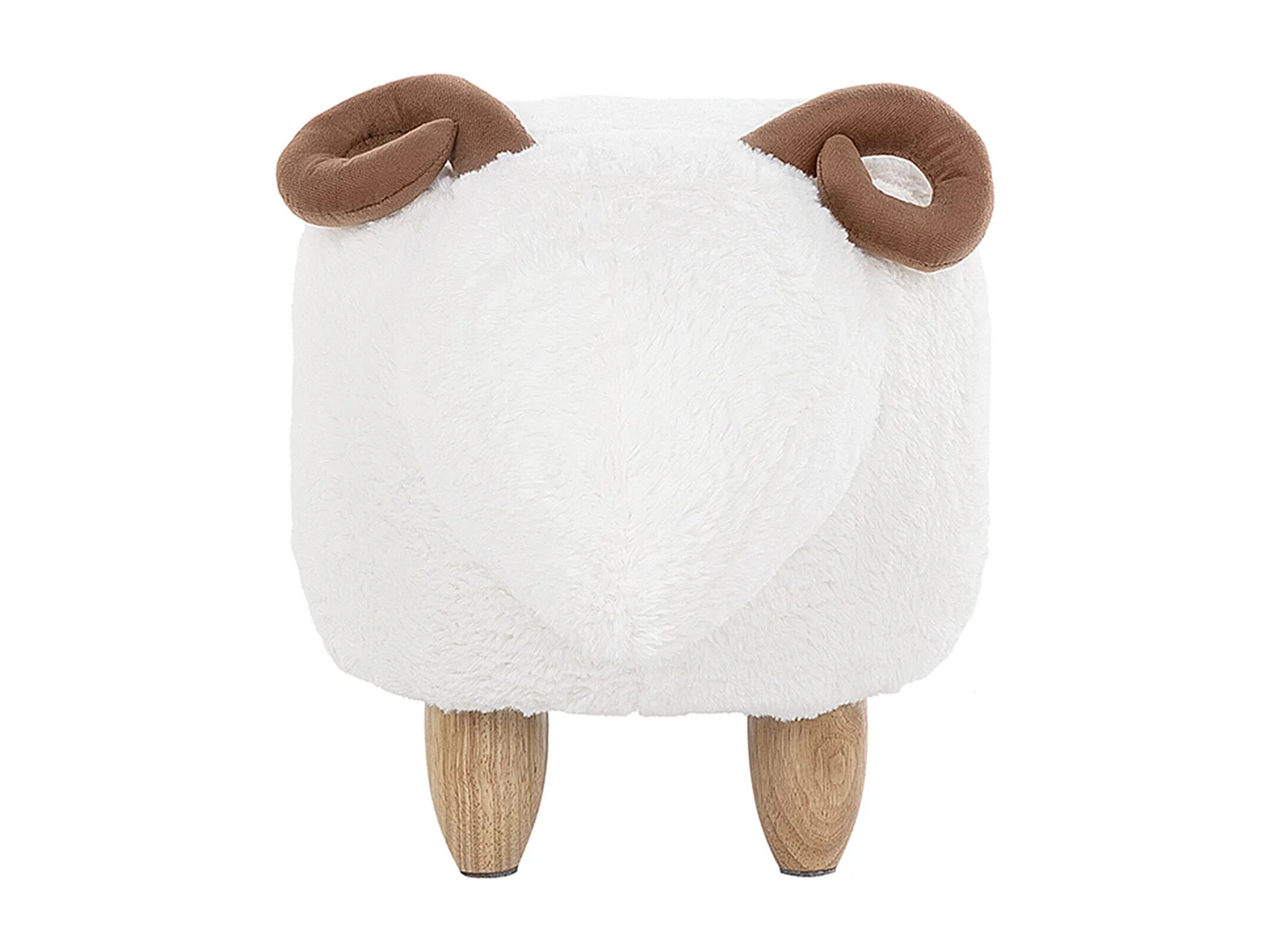 Kinderhocker Tierhocker Sitzhocker Hocker Gepolstert Lammform Weiß Kinder Plüsch