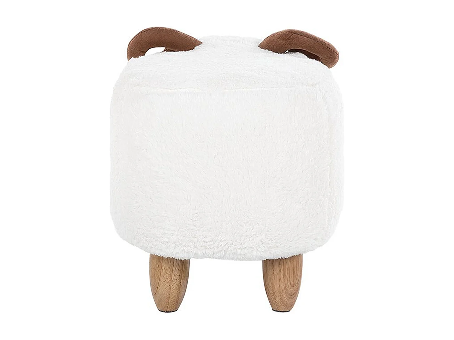 Kinderhocker Tierhocker Sitzhocker Hocker Gepolstert Lammform Weiß Kinder Plüsch