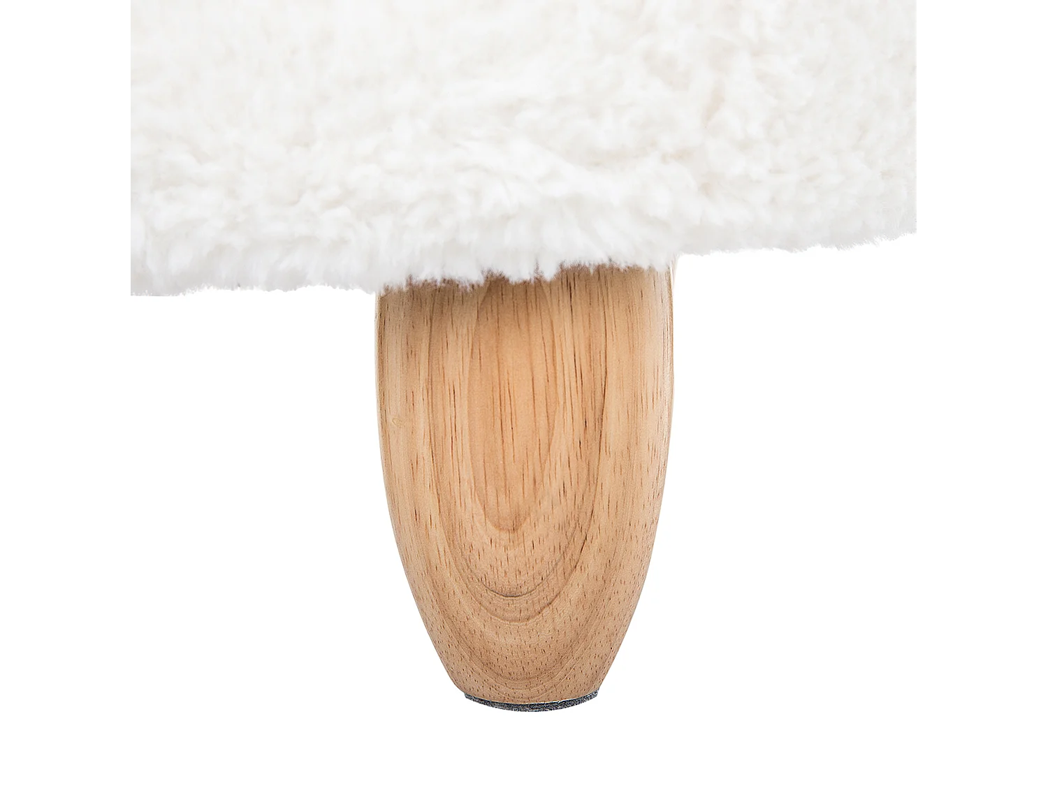 Pufa zwierzak biała LAMB