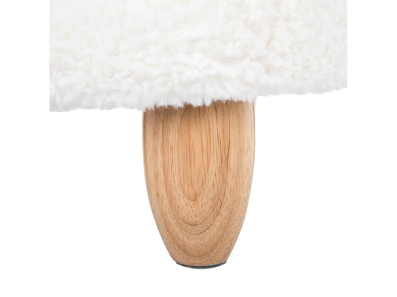 Tierhocker LAMB Stoff Weiss