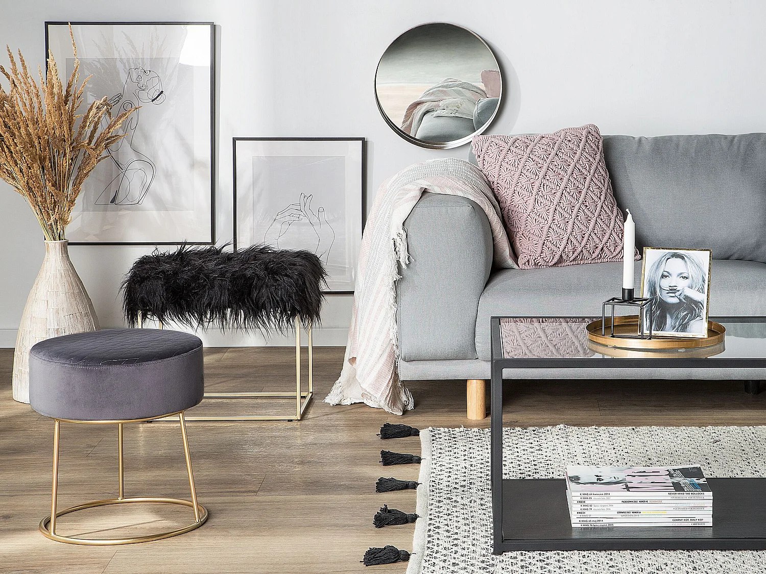 Repose-pied MANHATTAN Noir