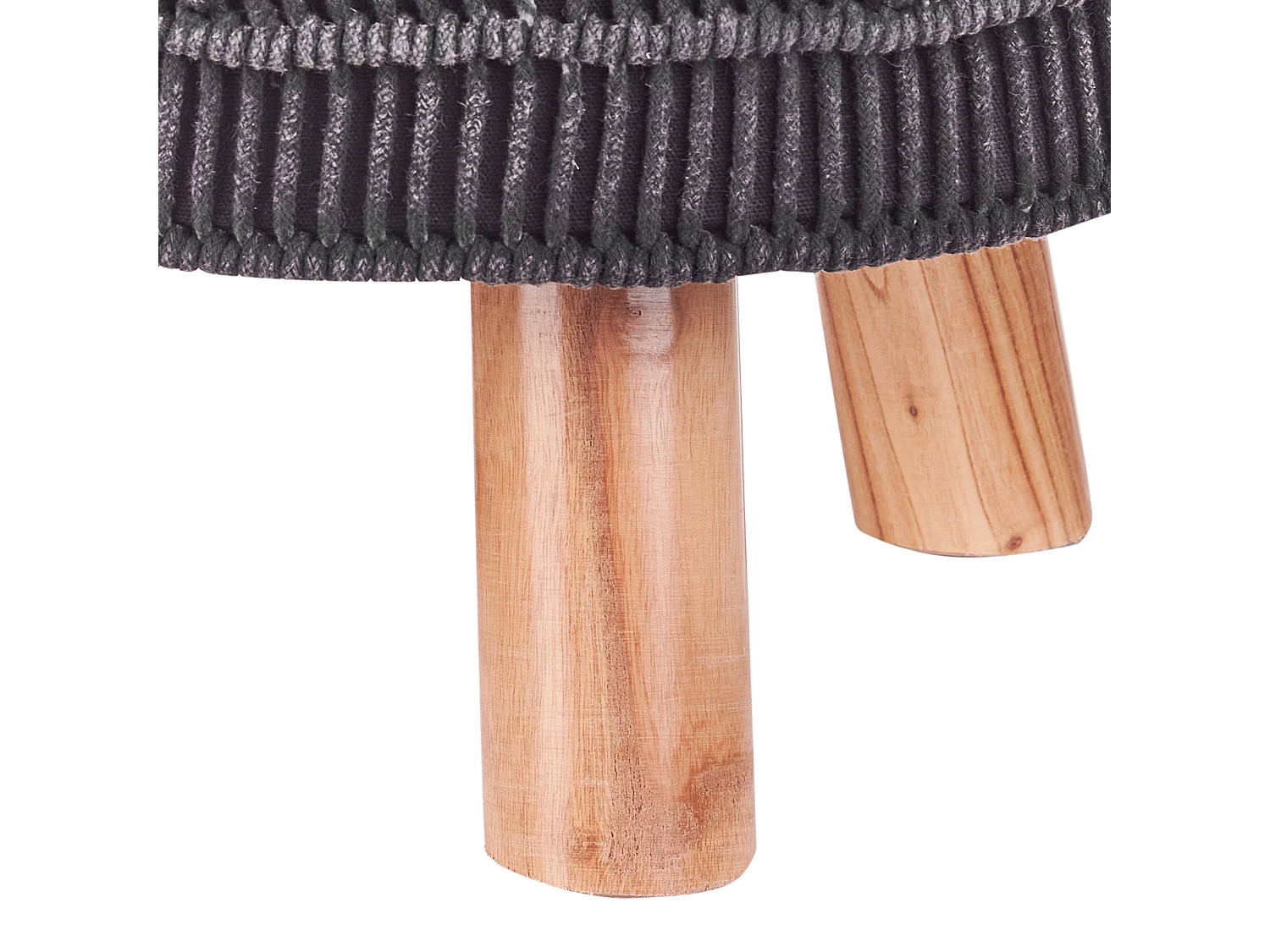 Hocker MUNDRA Katoen Grijs