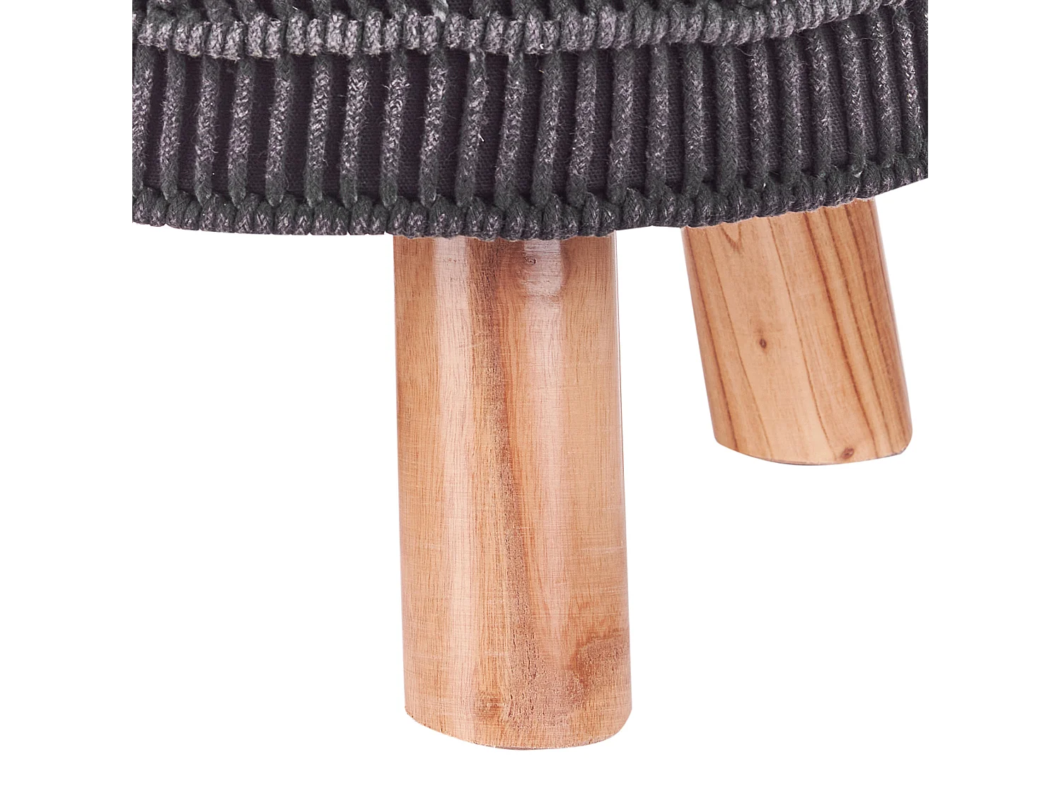 Hocker MUNDRA Katoen Grijs