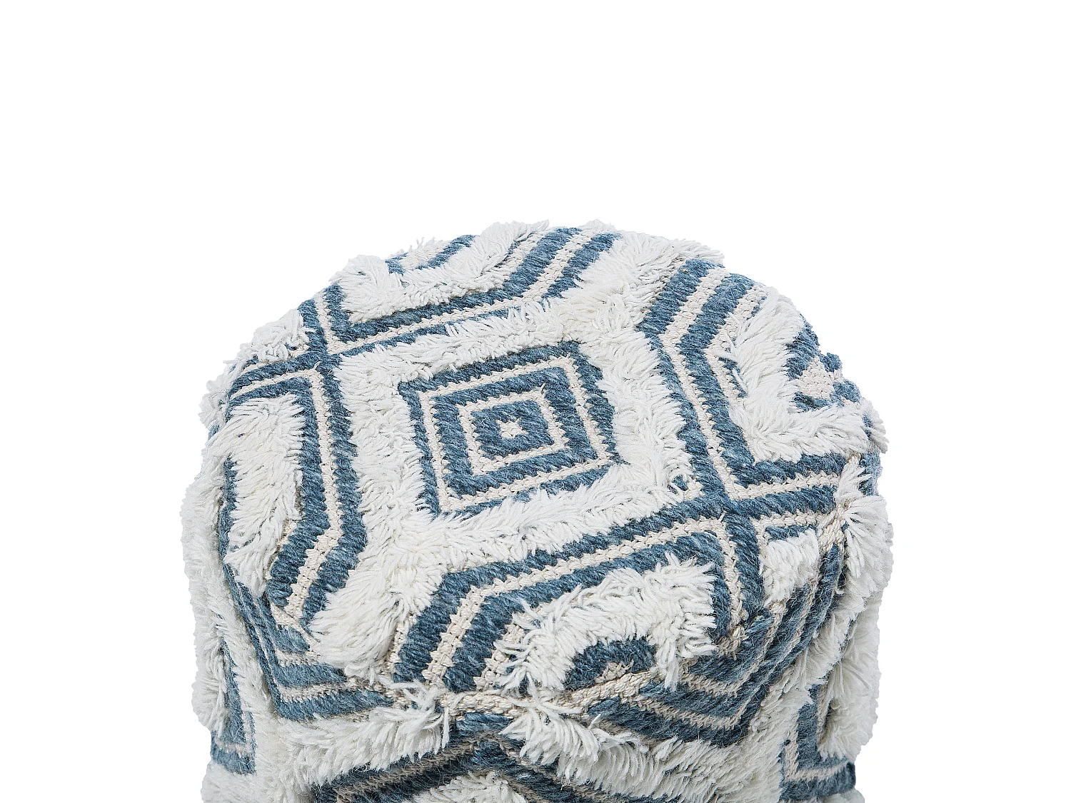 Repose-pied AGRA Laine Blanc