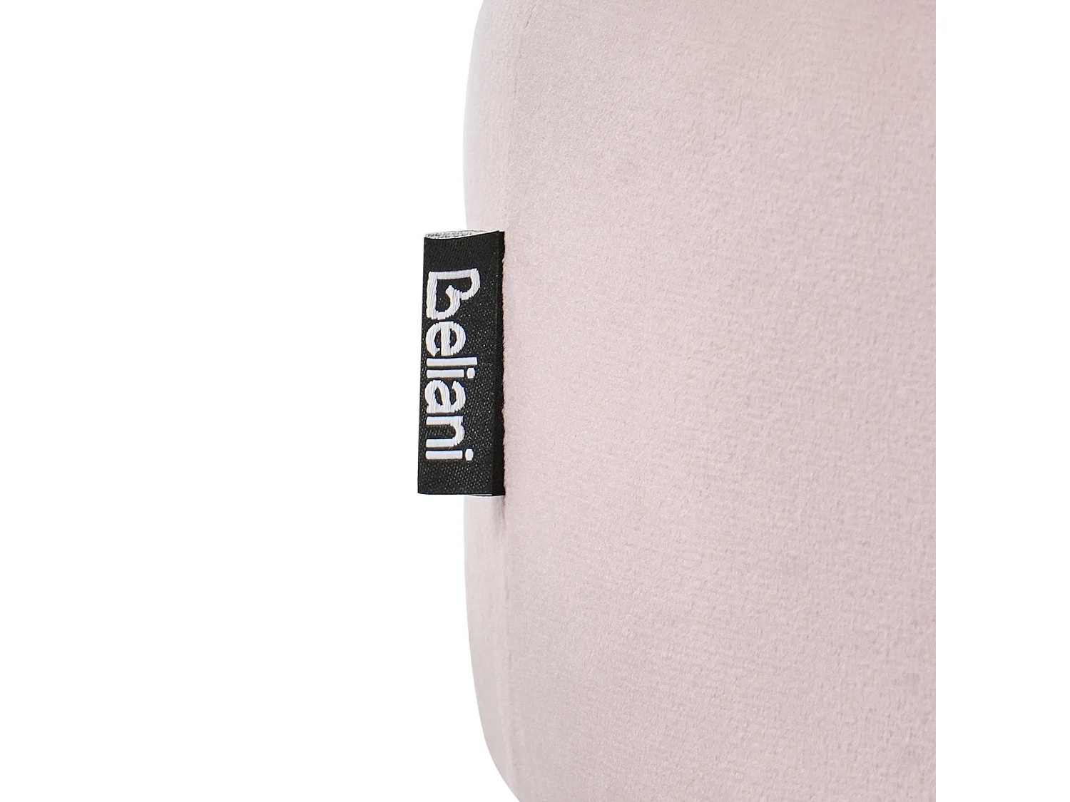 Repose-pied DELCO Velours Rose pastel