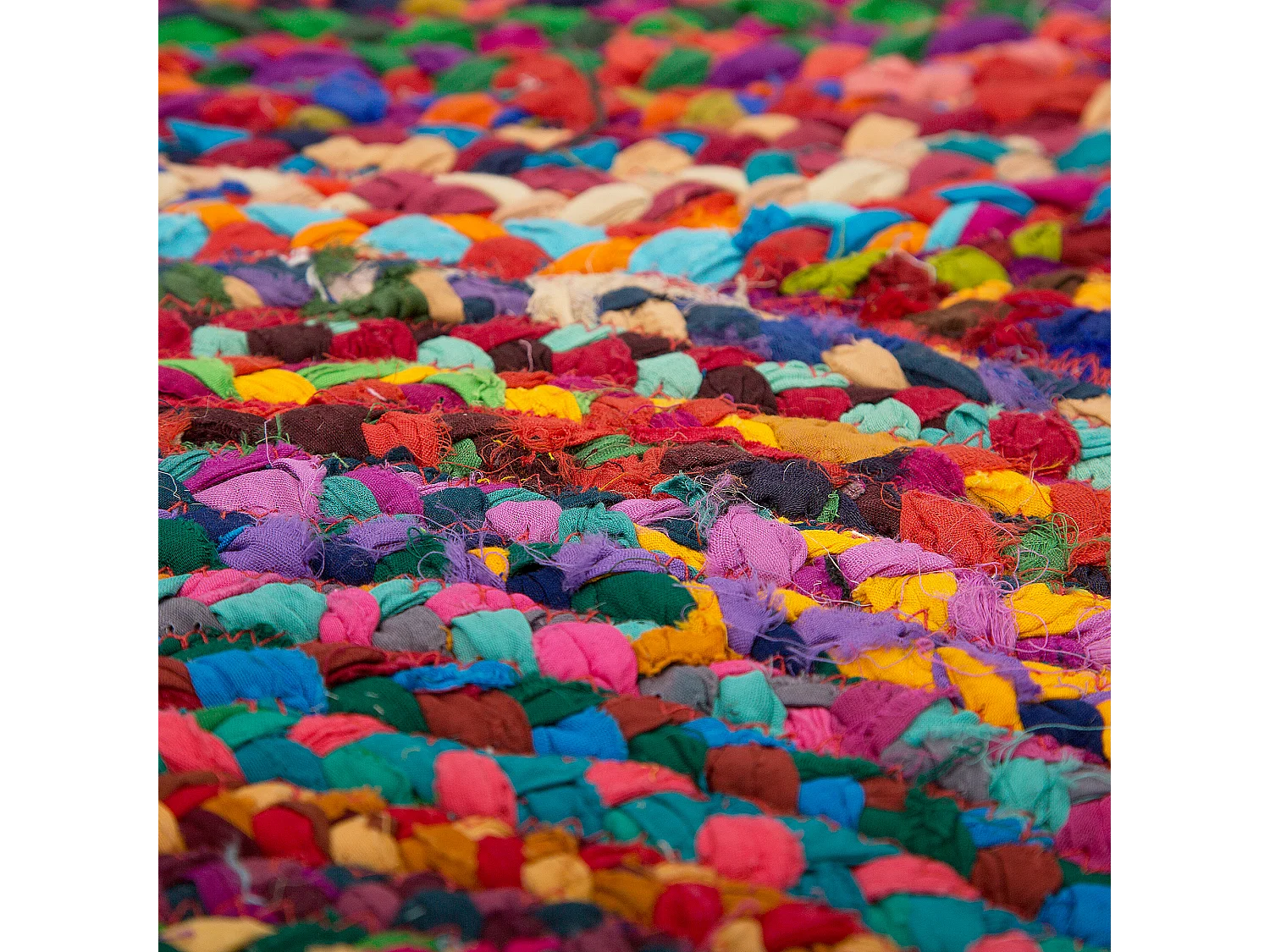 Tapis YENICE Multicolore ø 140 cm Jute