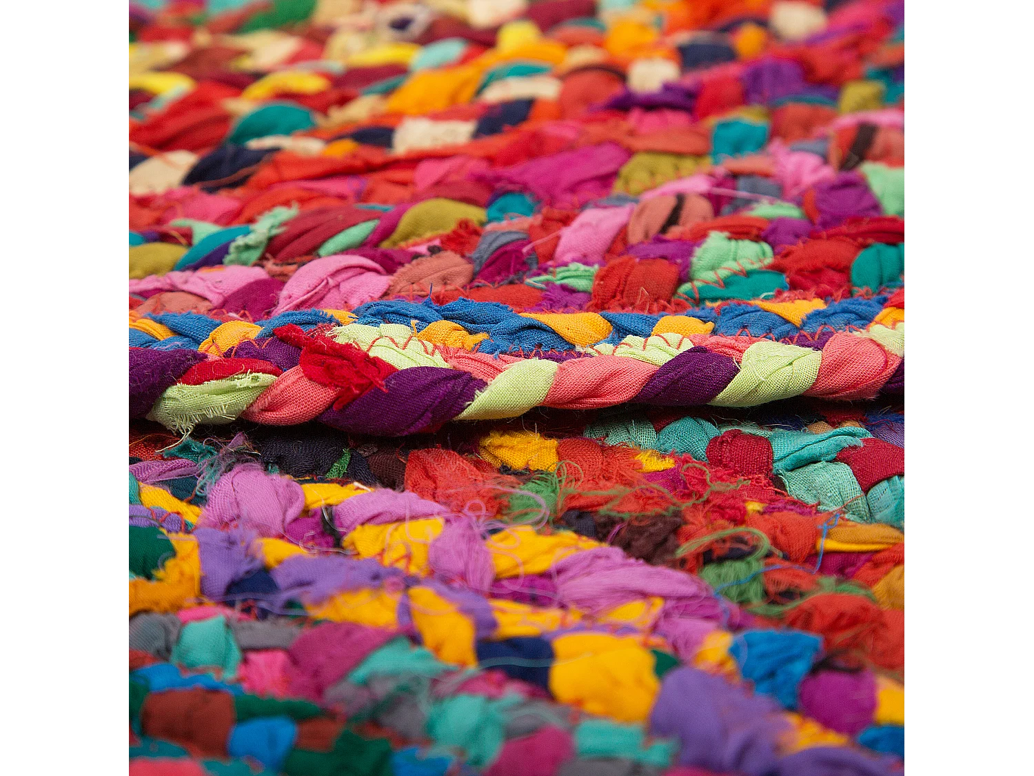 Tapis YENICE Multicolore ø 140 cm Jute