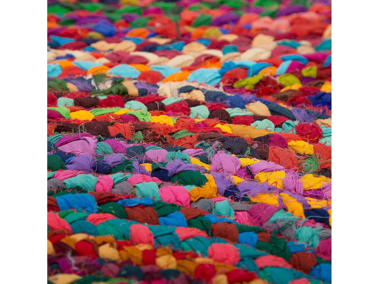 Tappeto cotone multicolore ⌀ 140 cm YENICE