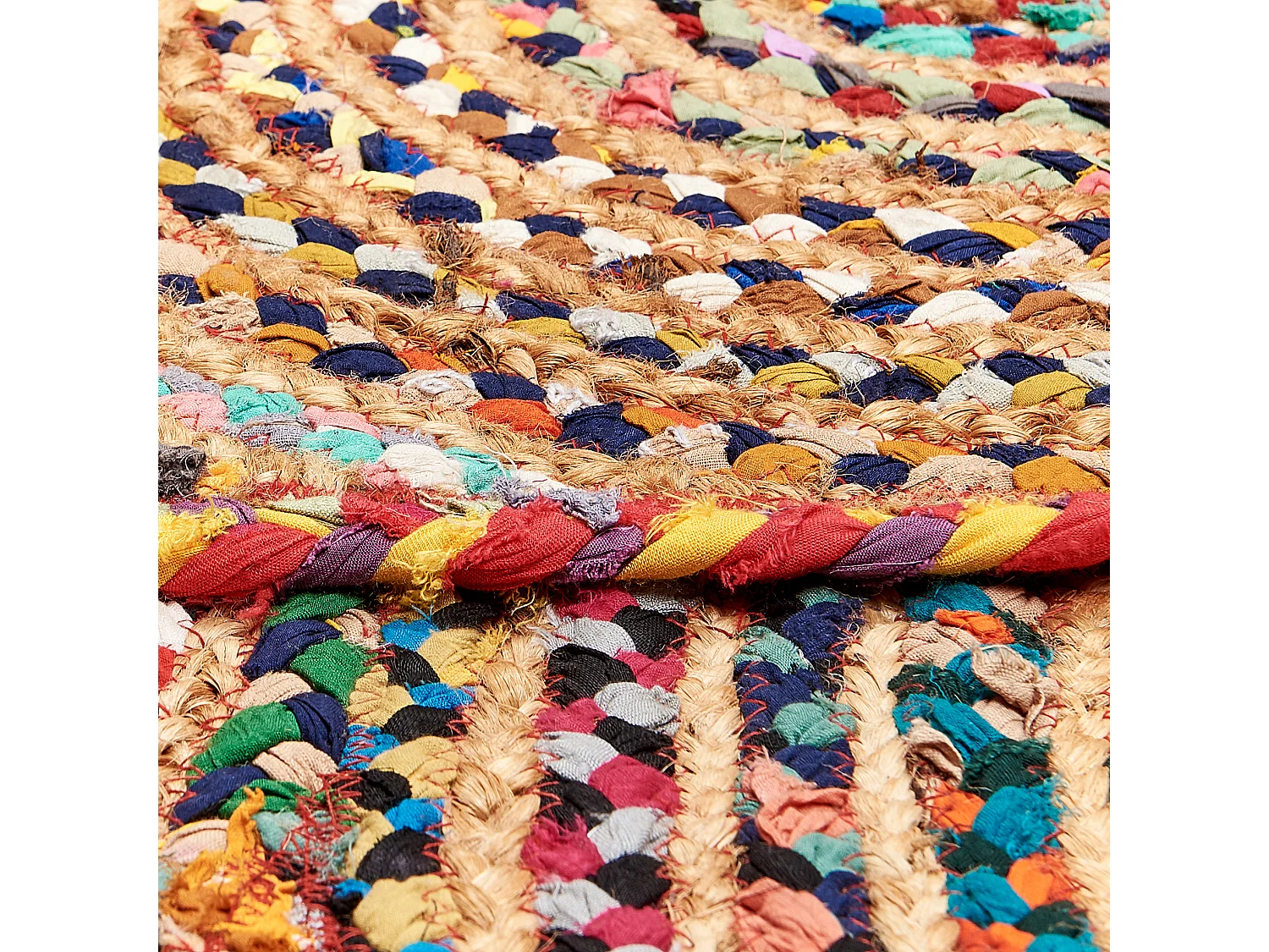 Tappeto cotone multicolore ⌀ 140 cm YENICE