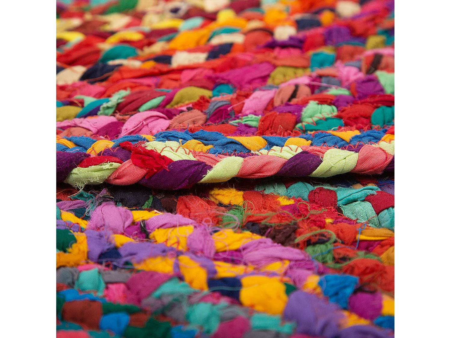 Tappeto cotone multicolore ⌀ 140 cm YENICE