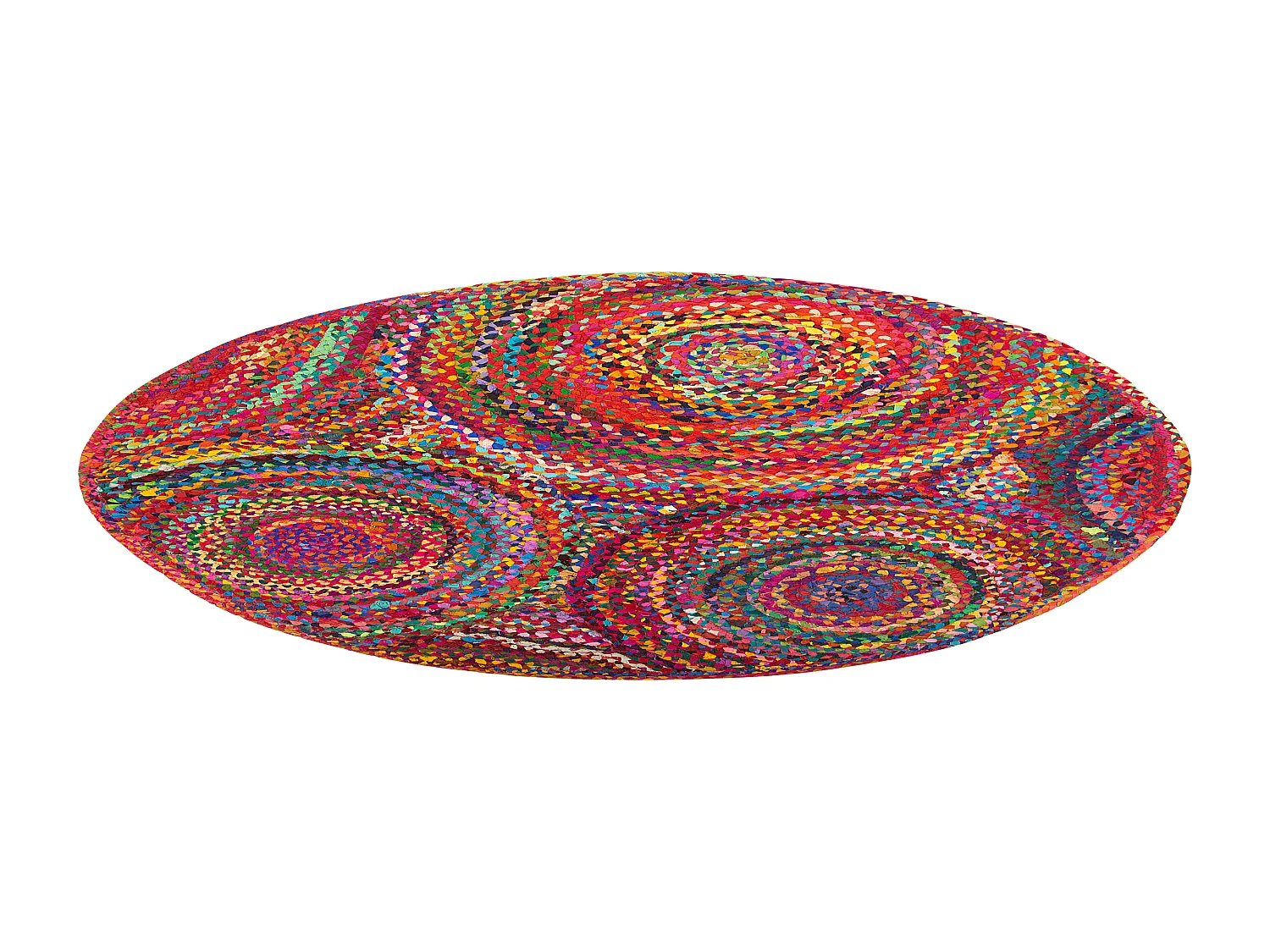 Tappeto cotone multicolore ⌀ 140 cm YENICE