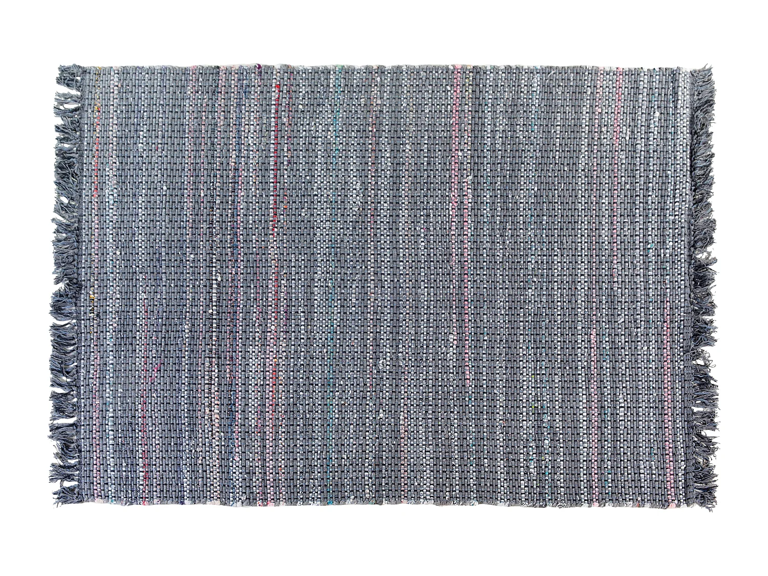 Tapis BESNI Gris 140 x 200 cm Coton