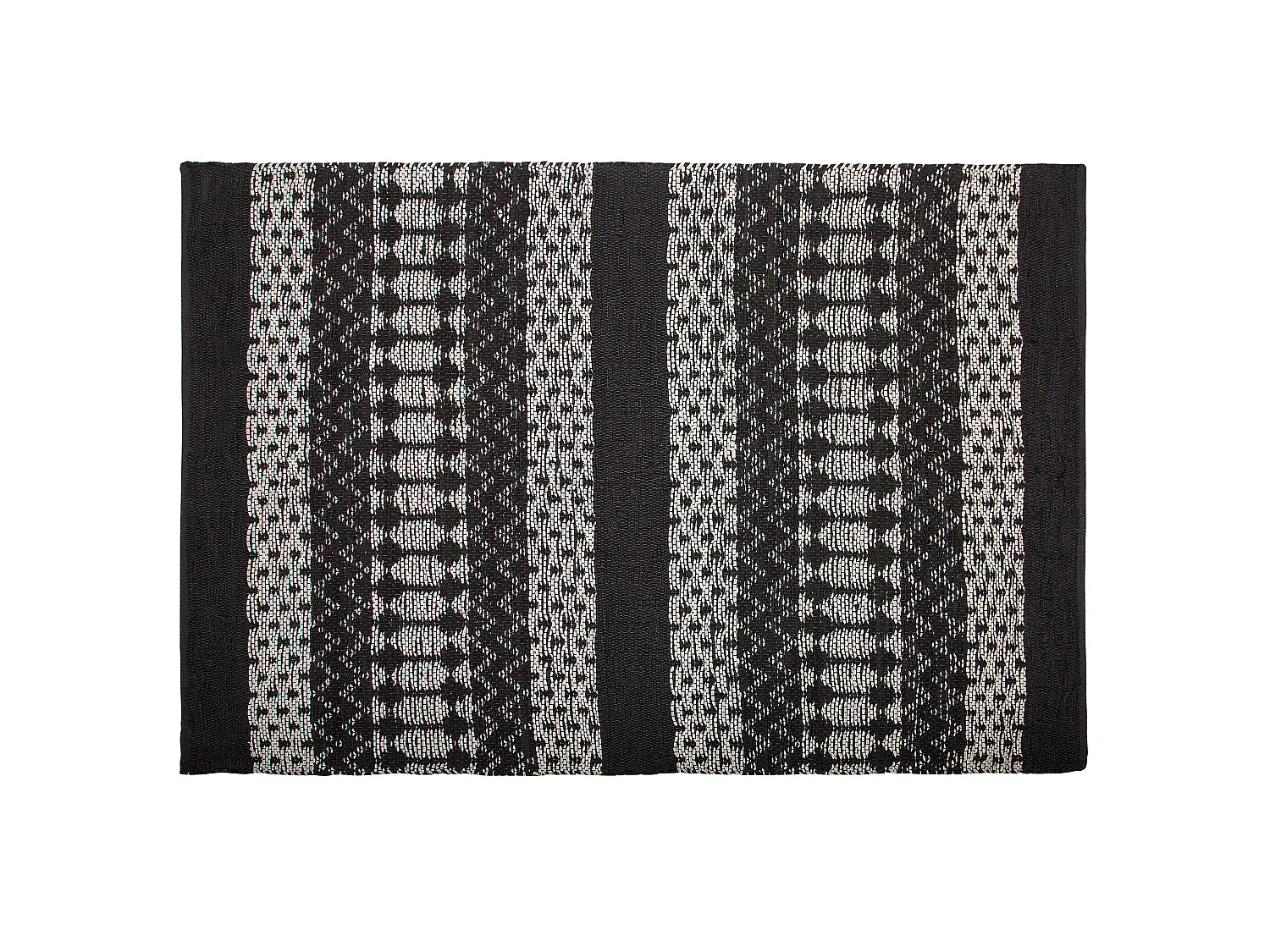 Tapis SOKUN Noir 140 x 200 cm Cuir