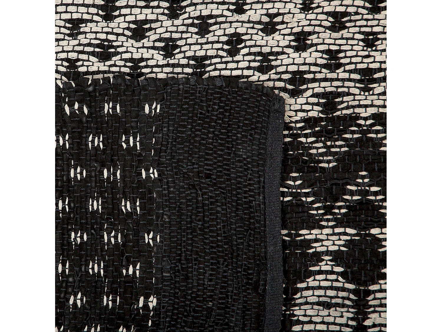 Tapis SOKUN Noir 140 x 200 cm Cuir